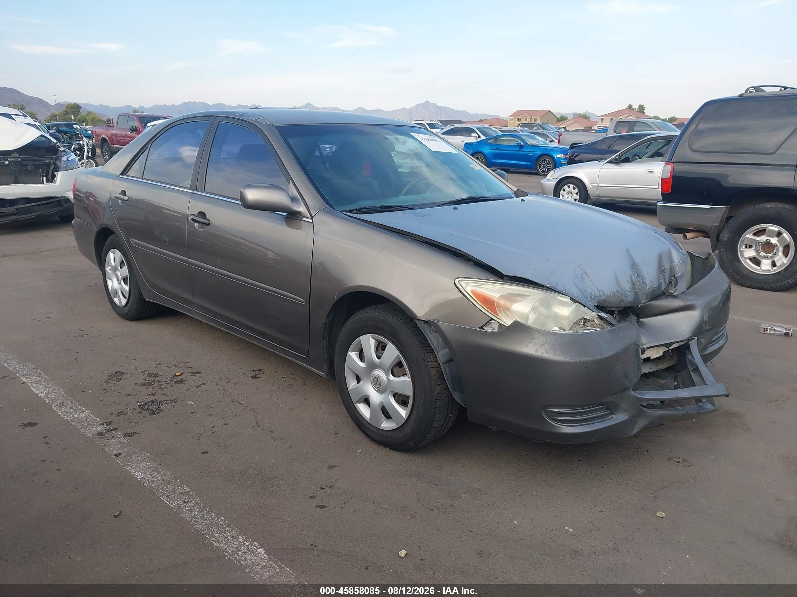 2003 Toyota Camry Le Gray vin: 4T1BE32K63U692591