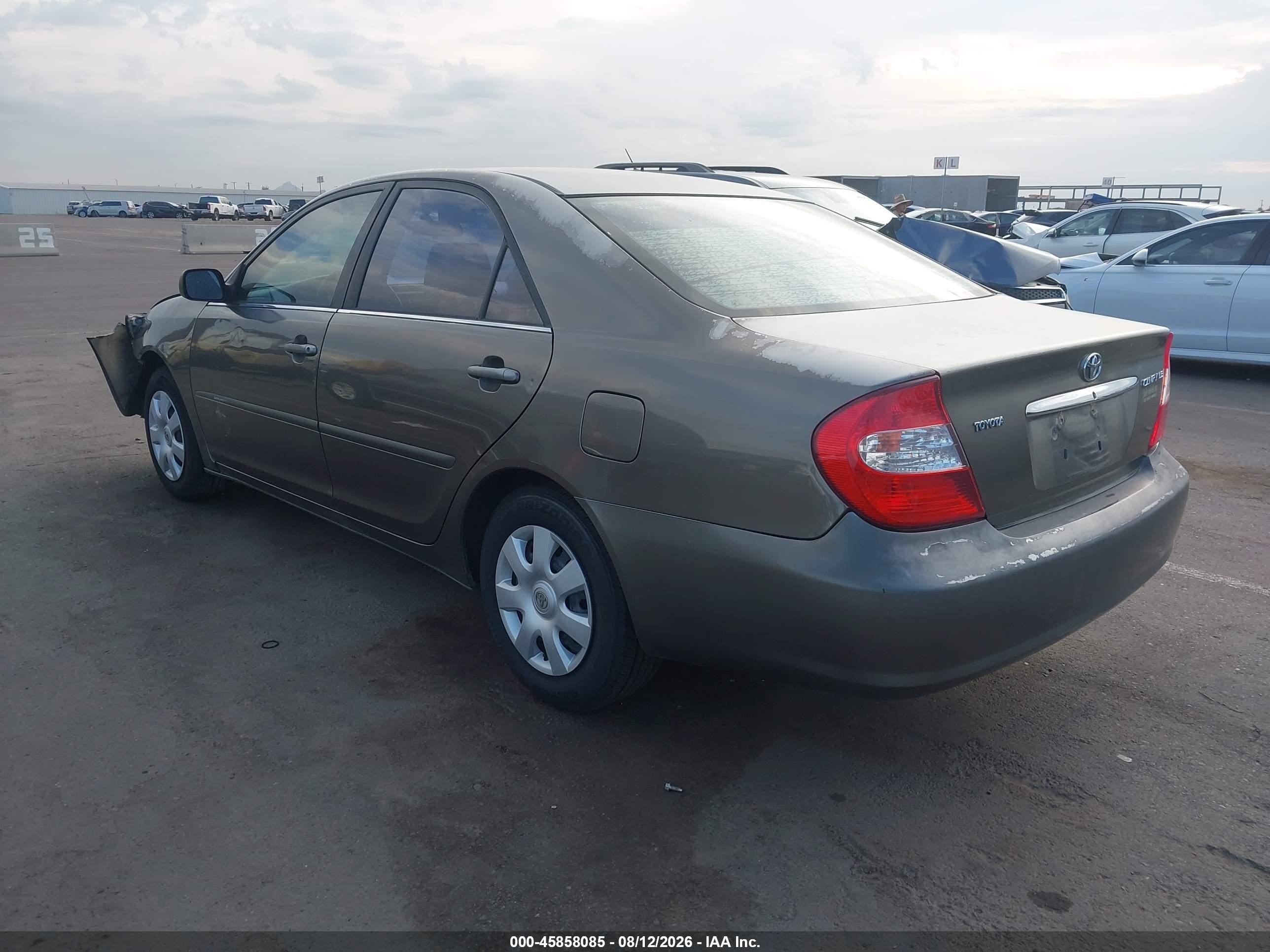 2003 Toyota Camry Le Gray vin: 4T1BE32K63U692591