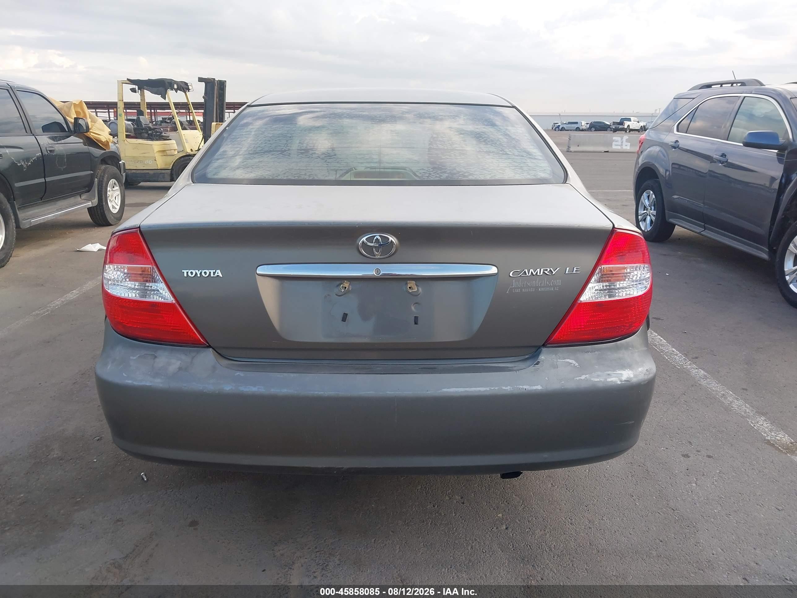 2003 Toyota Camry Le Gray vin: 4T1BE32K63U692591