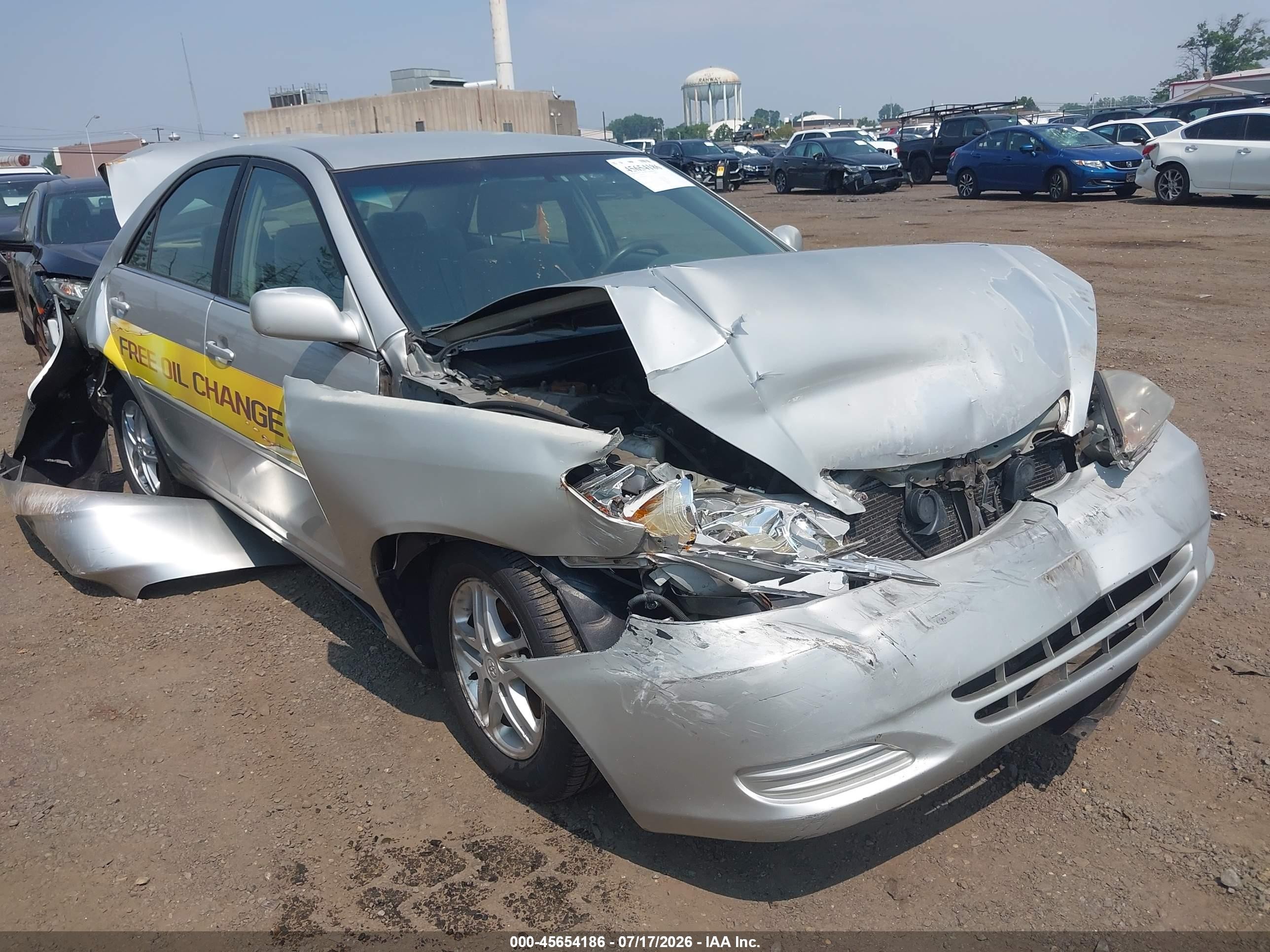 2003 Toyota Camry Le Silver vin: 4T1BE32K63U742549