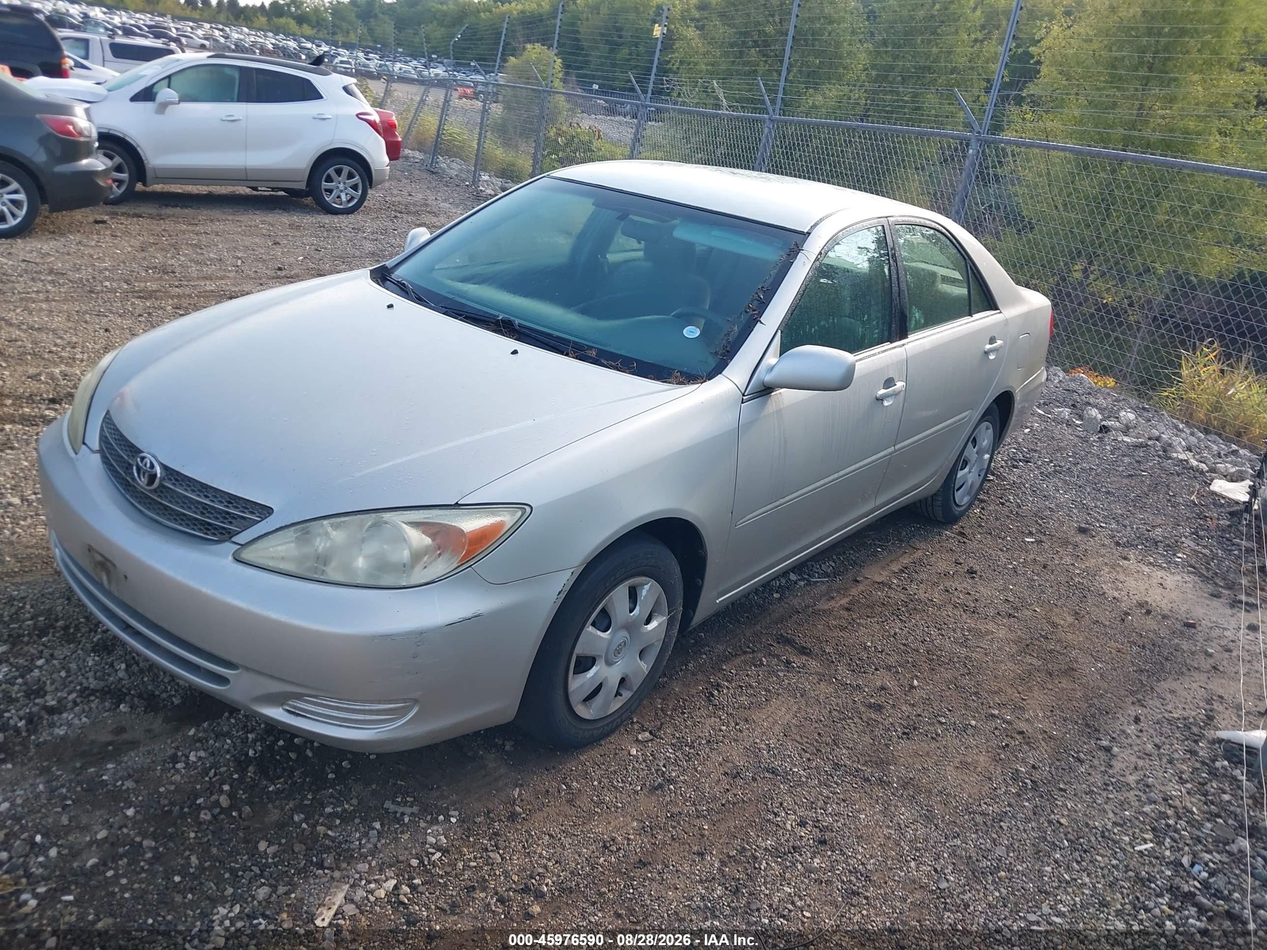 2003 Toyota Camry Le Silver vin: 4T1BE32K63U753843