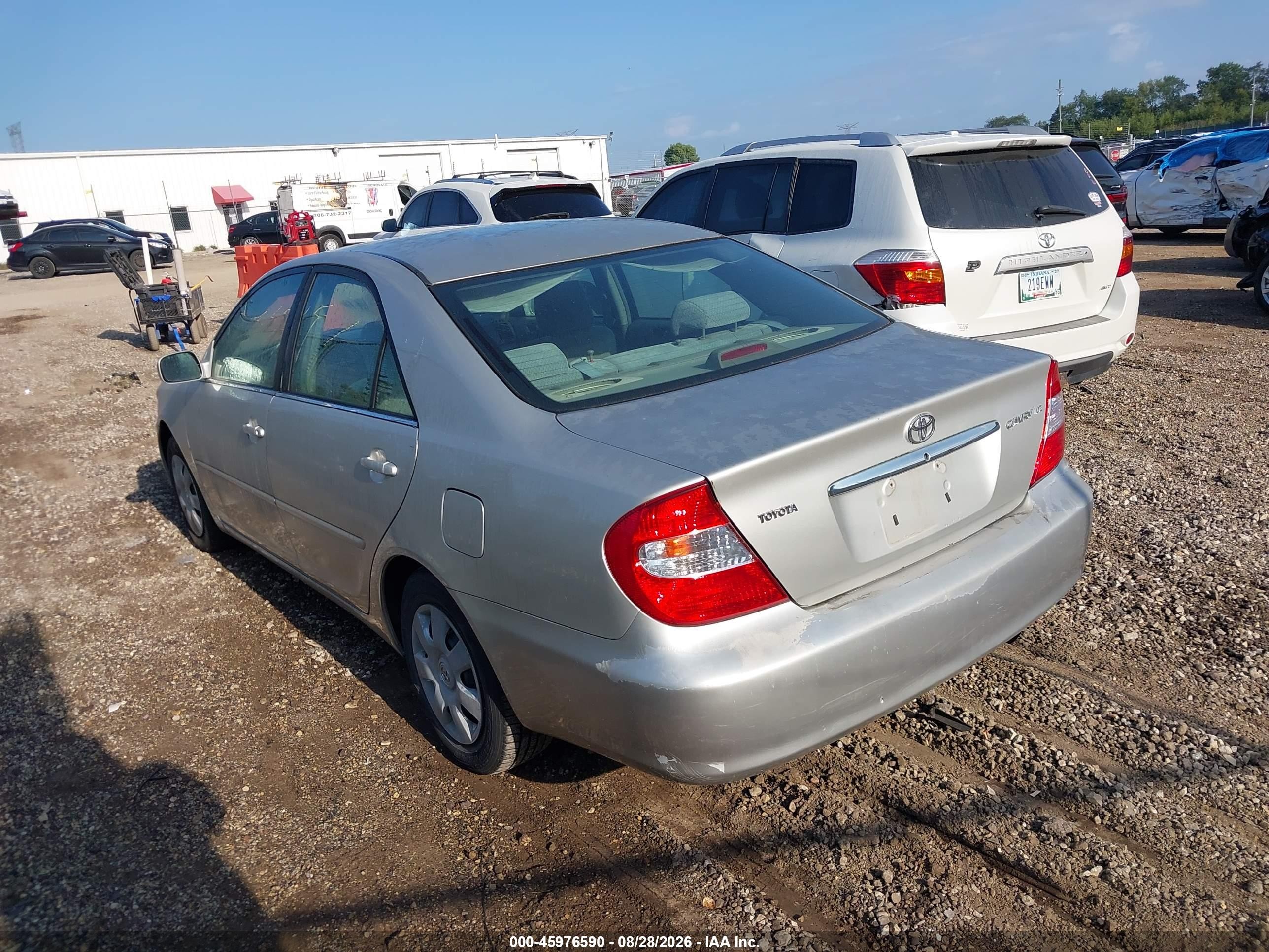 2003 Toyota Camry Le Silver vin: 4T1BE32K63U753843