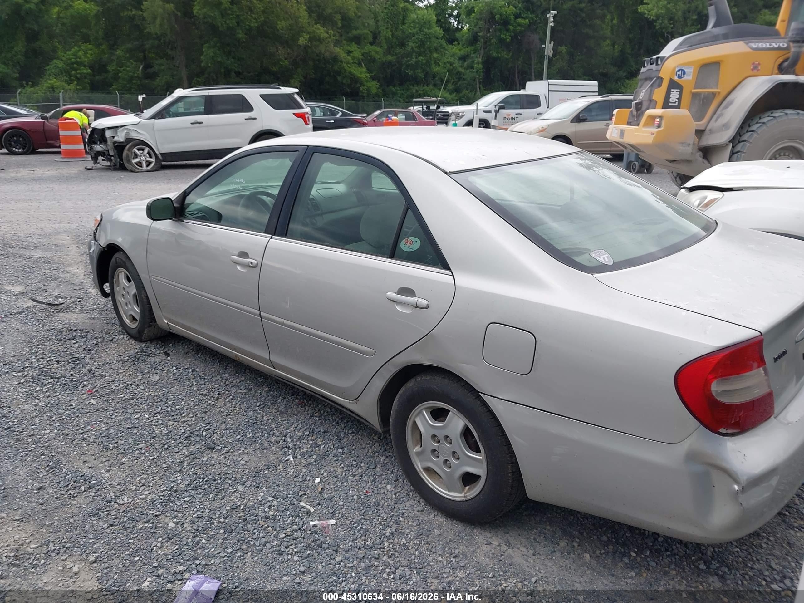 2003 Toyota Camry Le Silver vin: 4T1BE32K63U777494