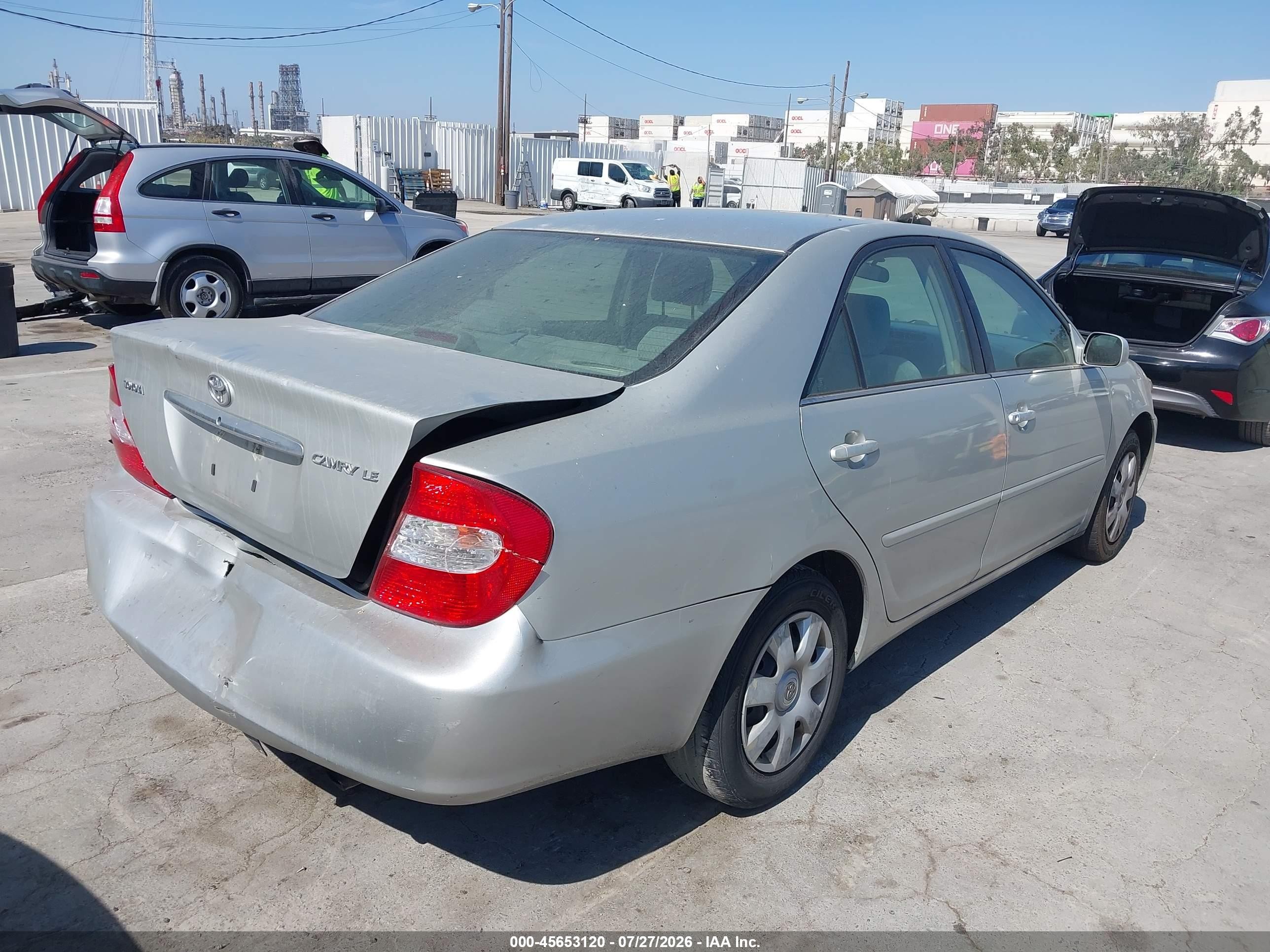 2004 Toyota Camry Le Серебряный vin: 4T1BE32K64U262593