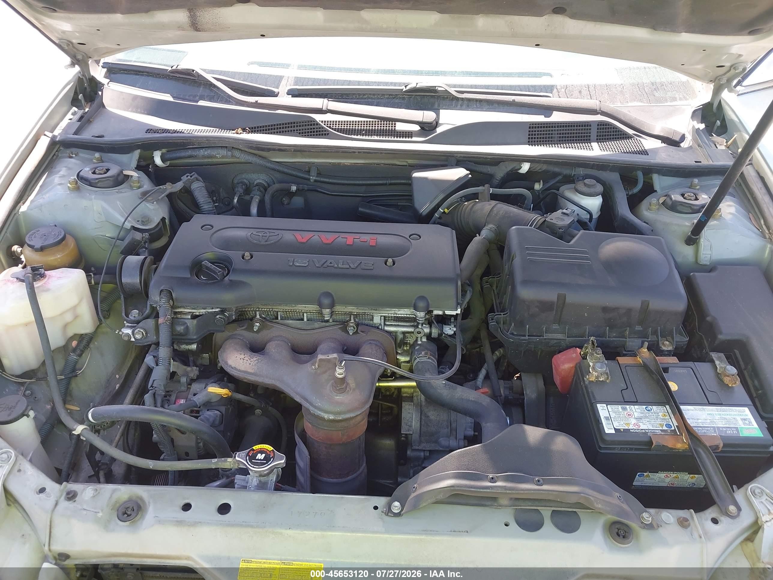 2004 Toyota Camry Le Серебряный vin: 4T1BE32K64U262593