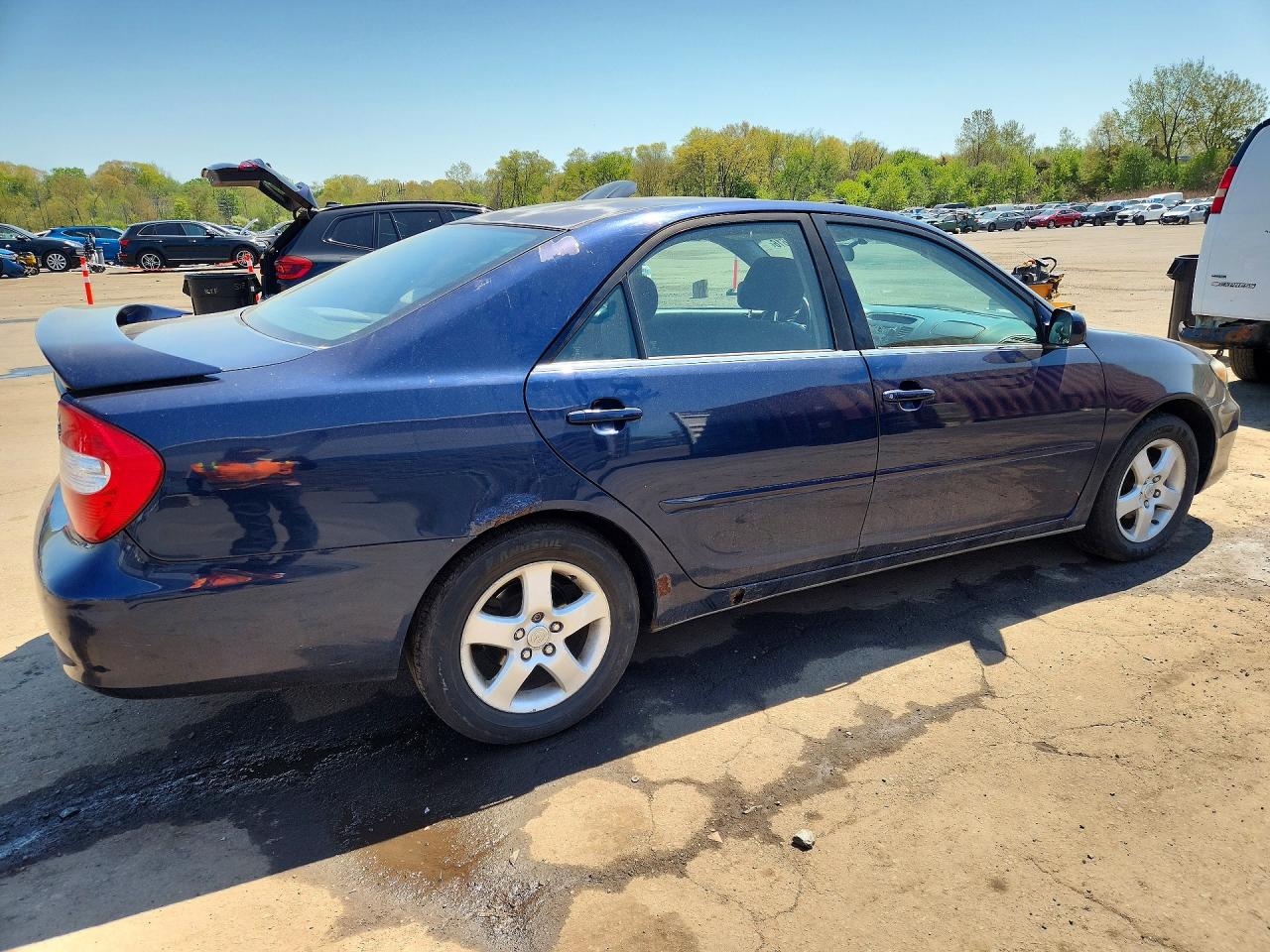 2004 Toyota Camry Se Blue vin: 4T1BE32K64U305443