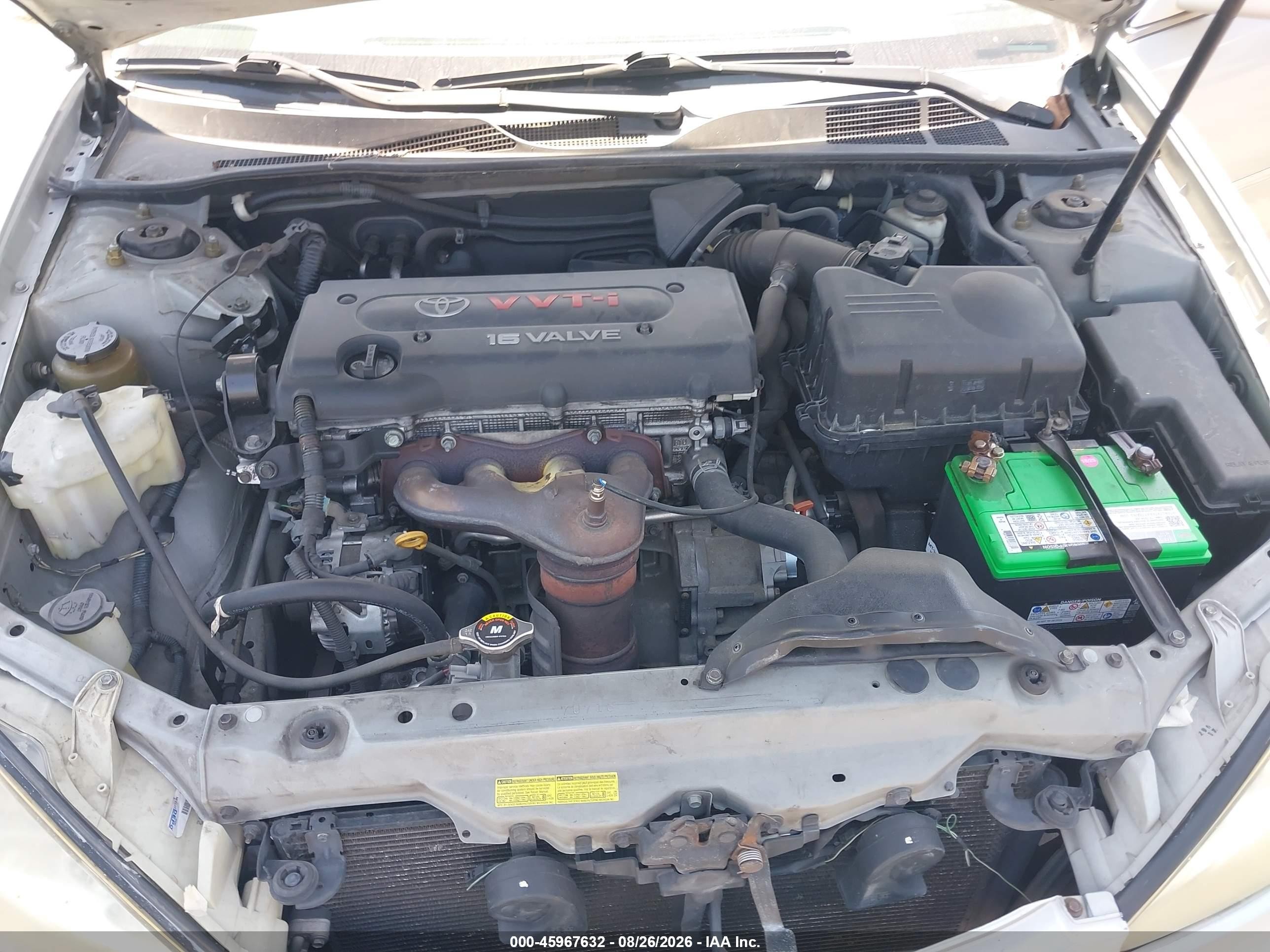 2004 Toyota Camry Le Silver vin: 4T1BE32K64U805263
