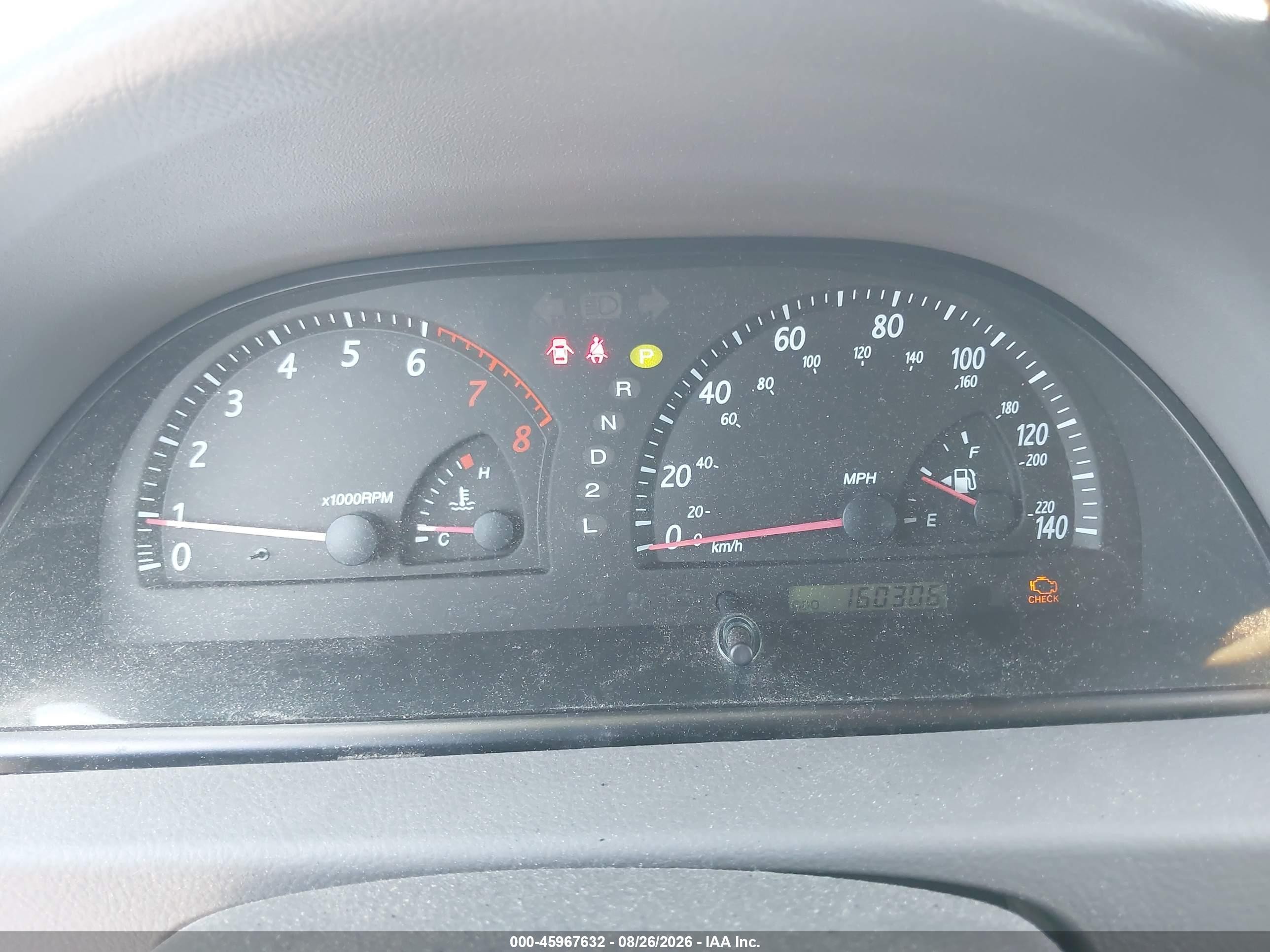 2004 Toyota Camry Le Silver vin: 4T1BE32K64U805263