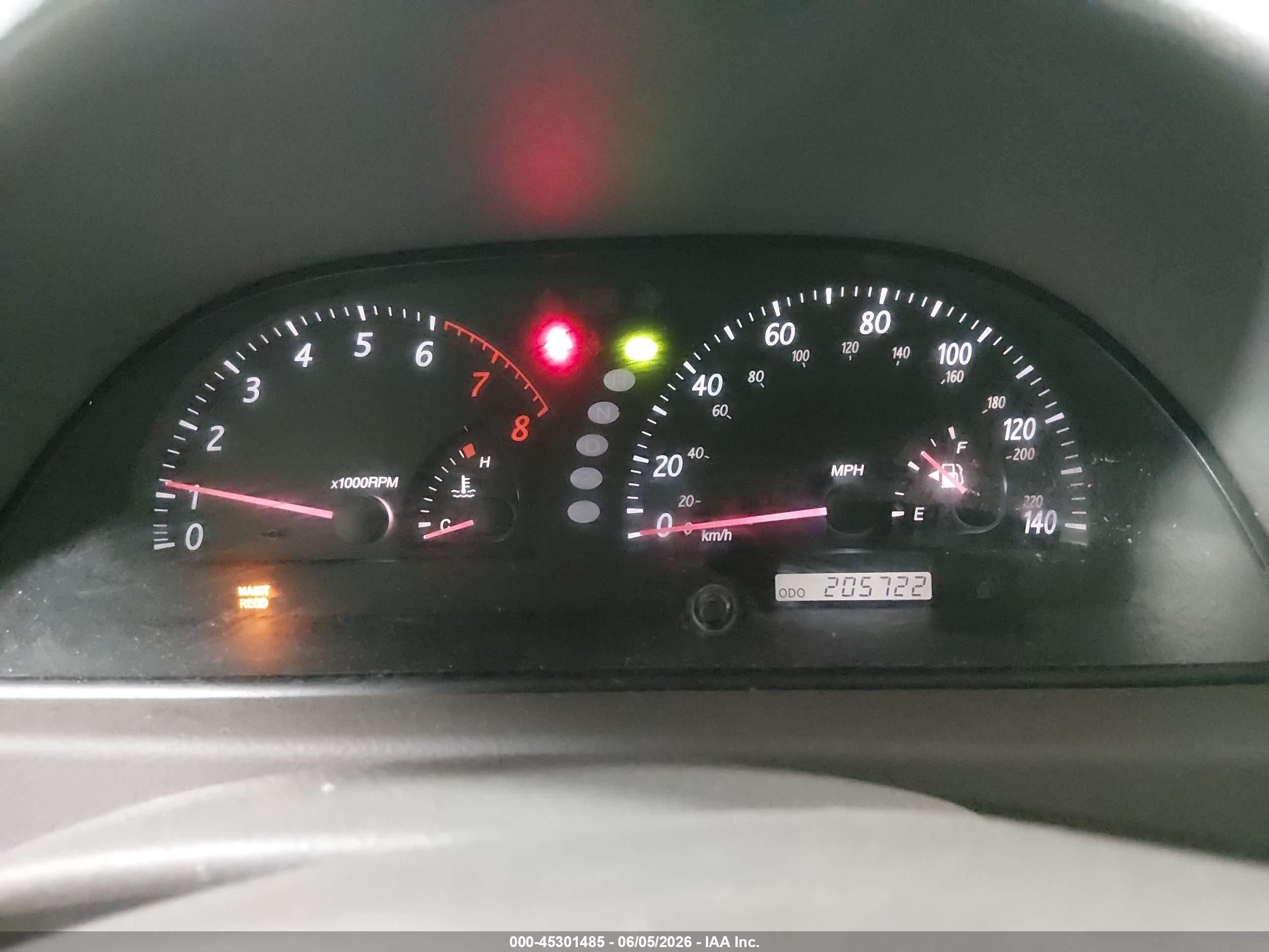 2004 Toyota Camry Le Gray vin: 4T1BE32K64U838862