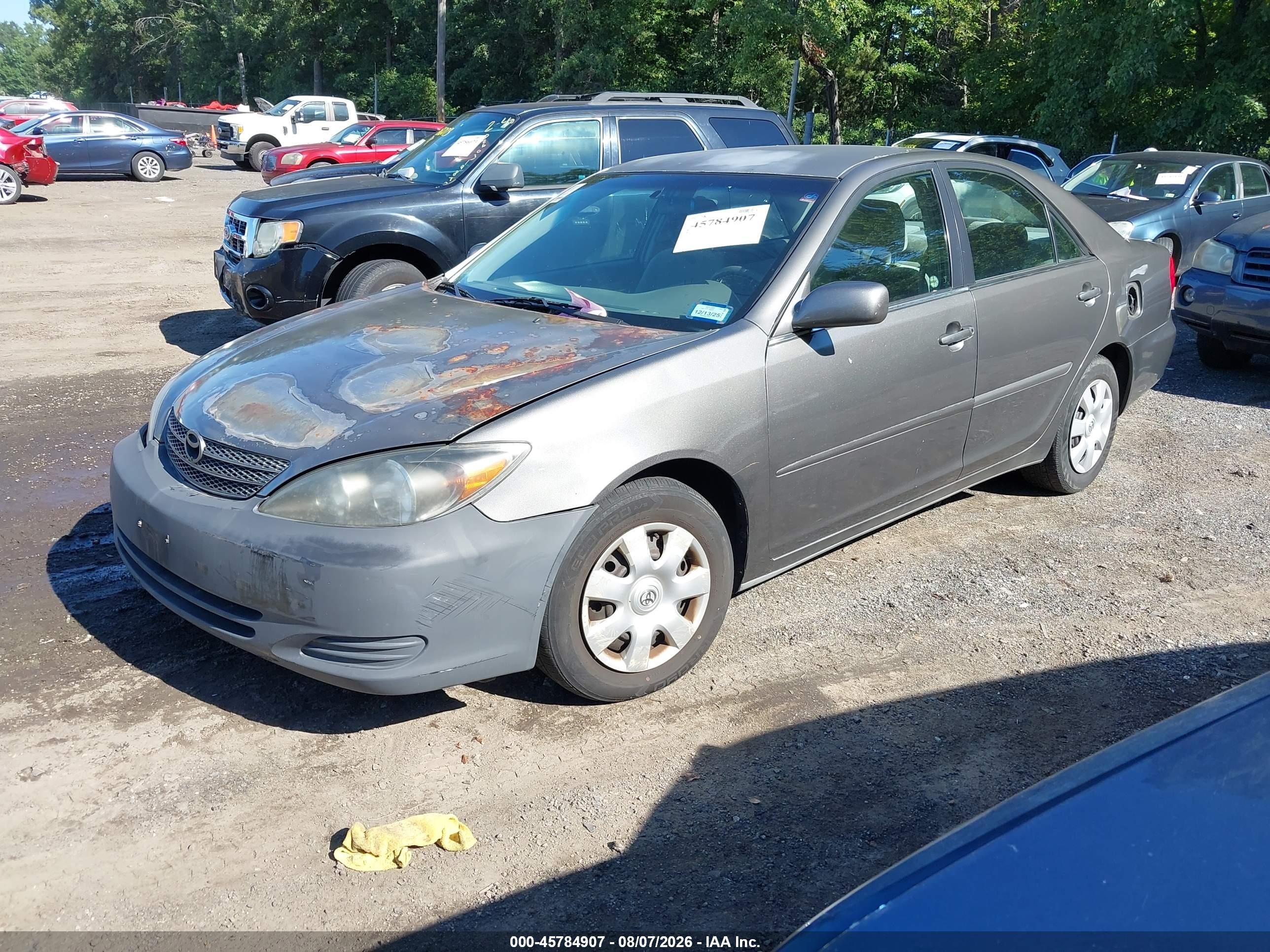 2004 Toyota Camry Le Gray vin: 4T1BE32K64U842930