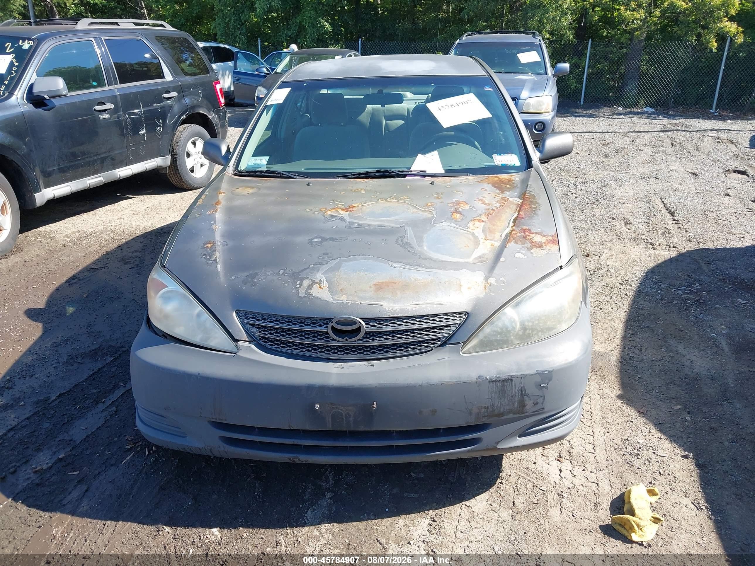2004 Toyota Camry Le Gray vin: 4T1BE32K64U842930