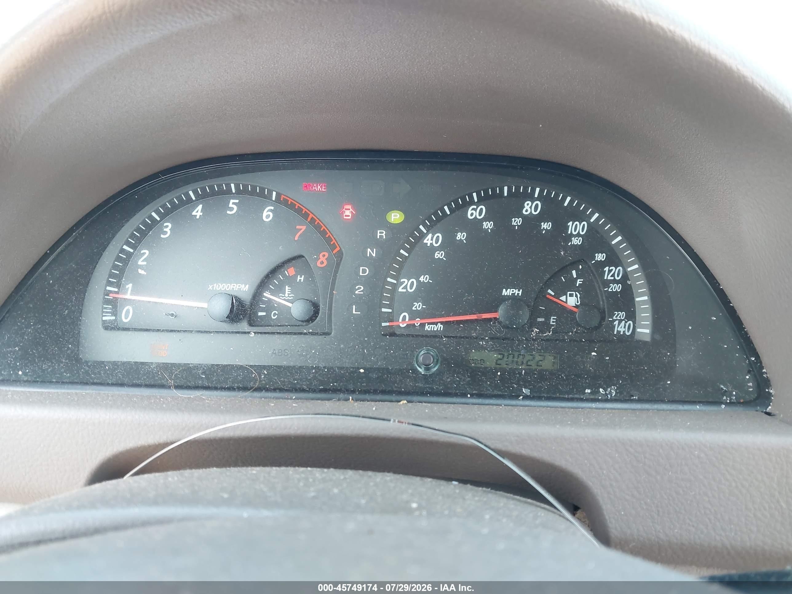 2004 Toyota Camry Le Blue vin: 4T1BE32K64U899127