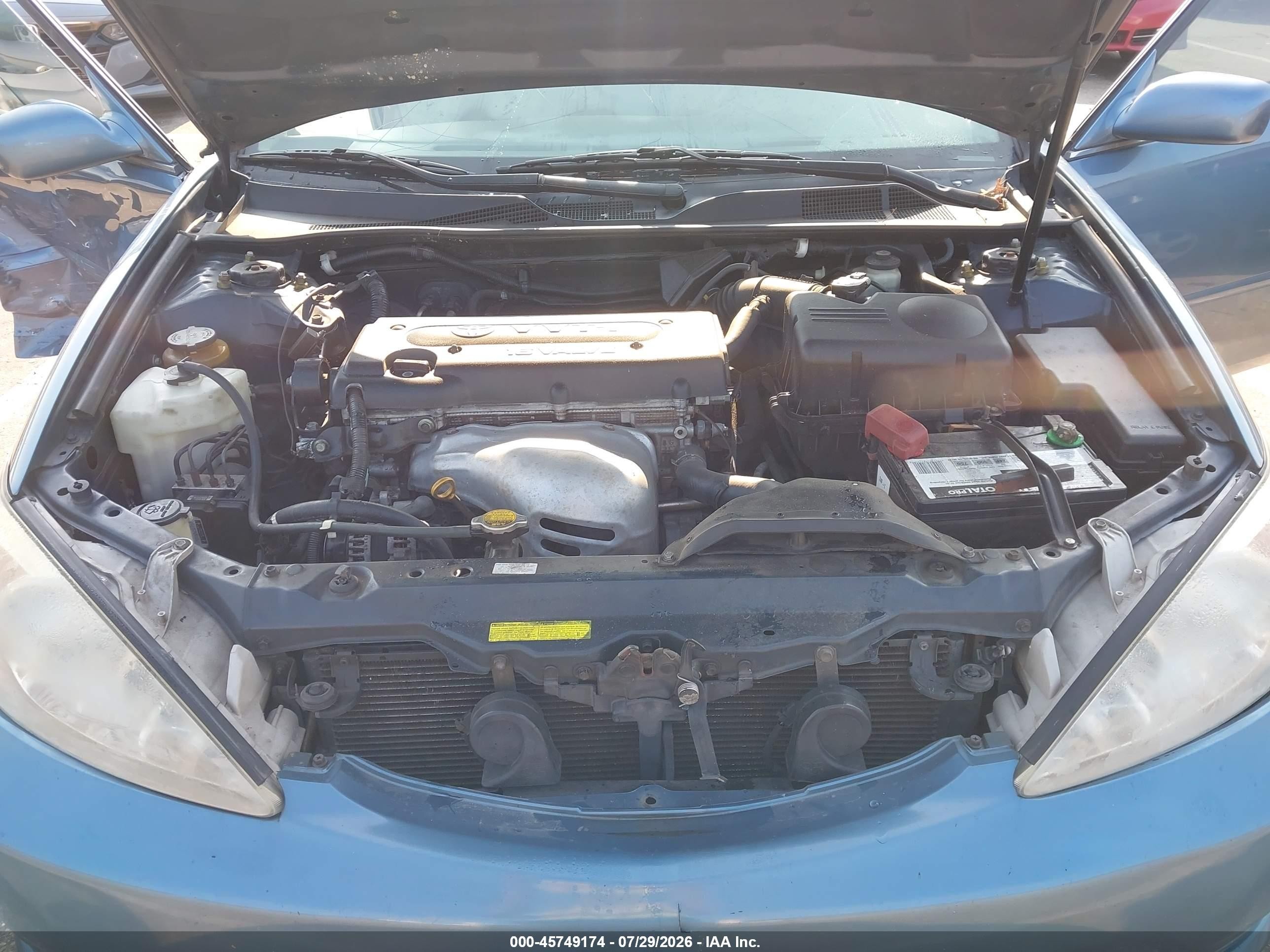 2004 Toyota Camry Le Blue vin: 4T1BE32K64U899127