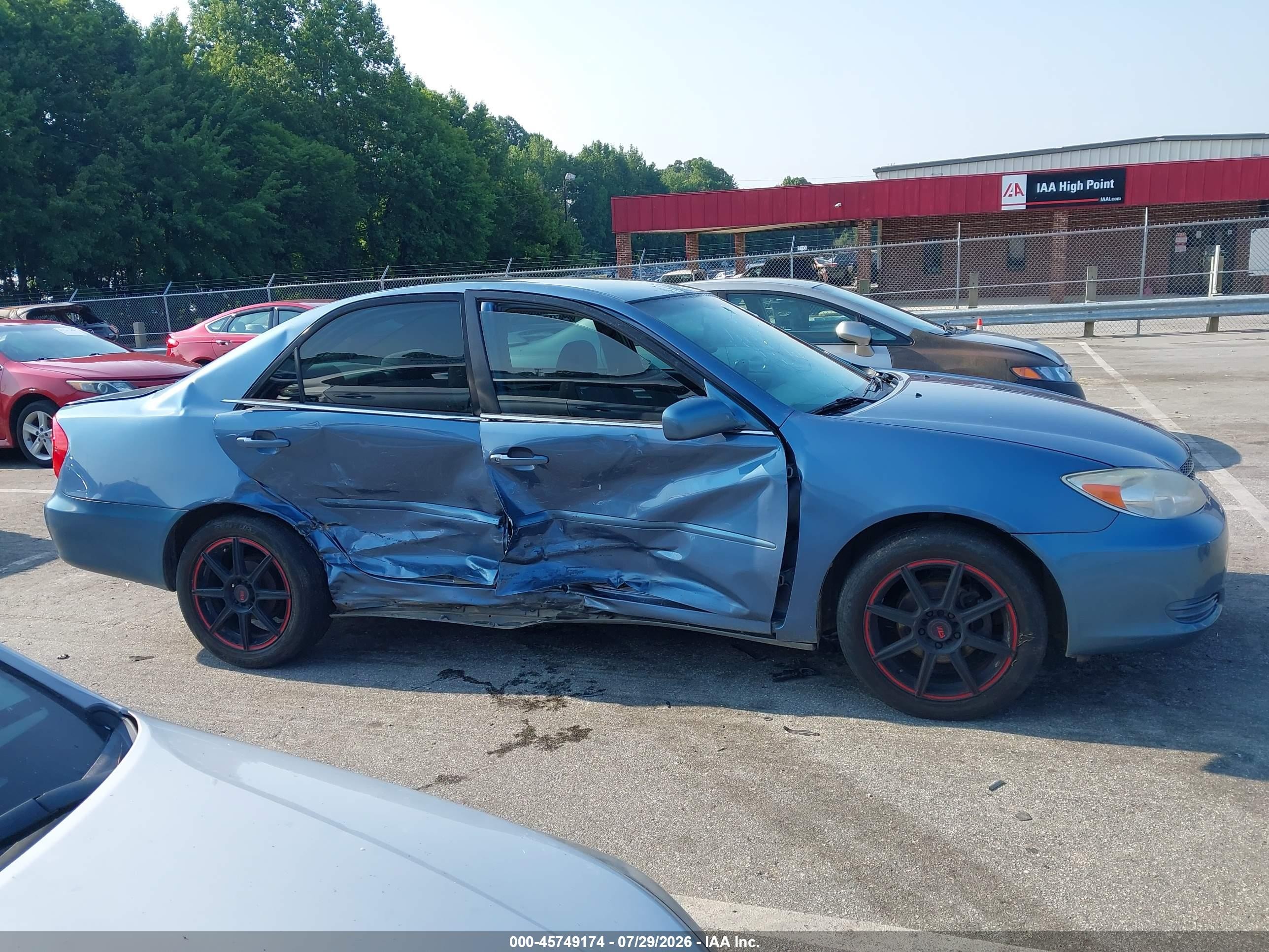2004 Toyota Camry Le Blue vin: 4T1BE32K64U899127