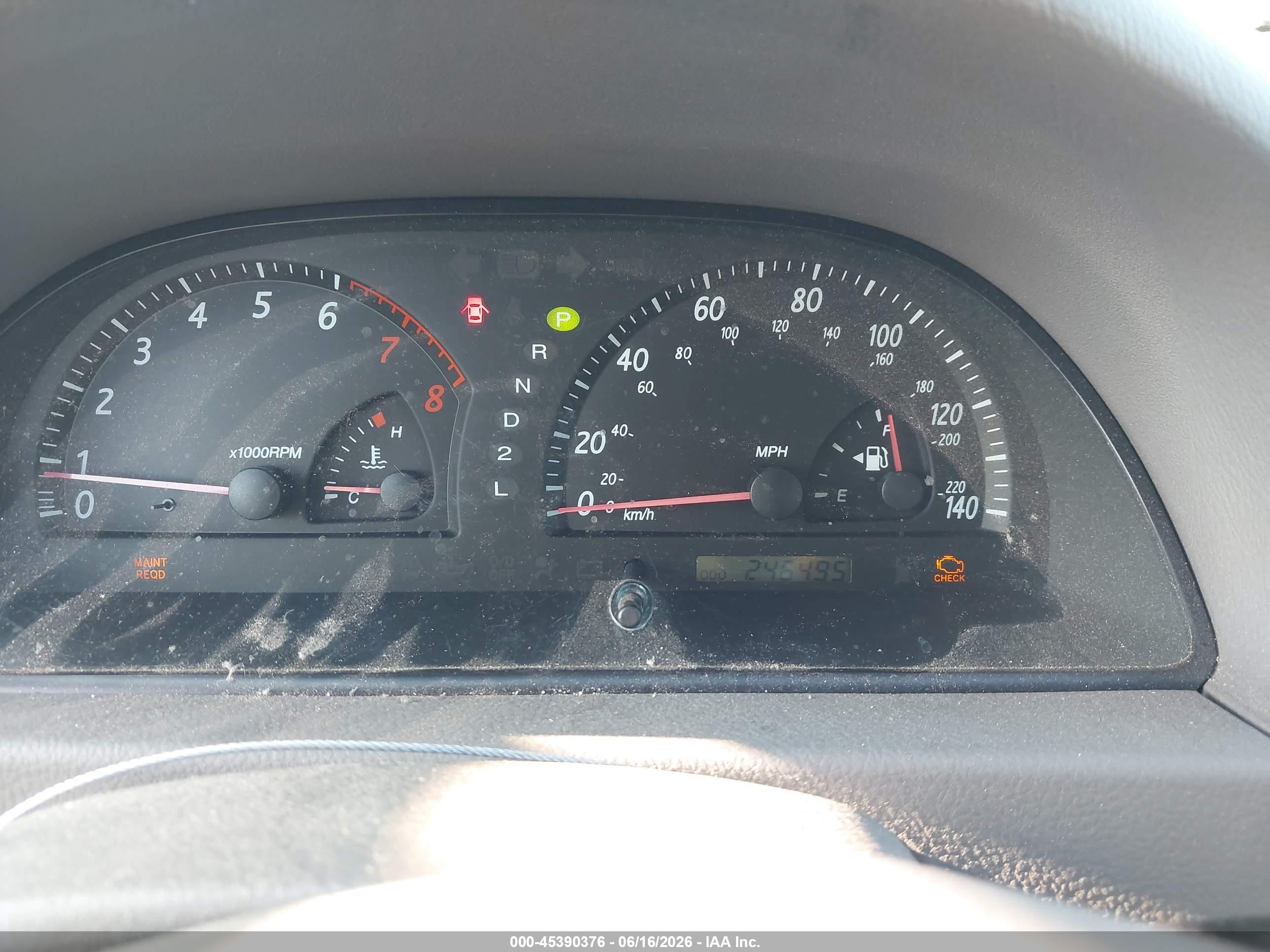 2004 Toyota Camry Le Серый vin: 4T1BE32K64U908778
