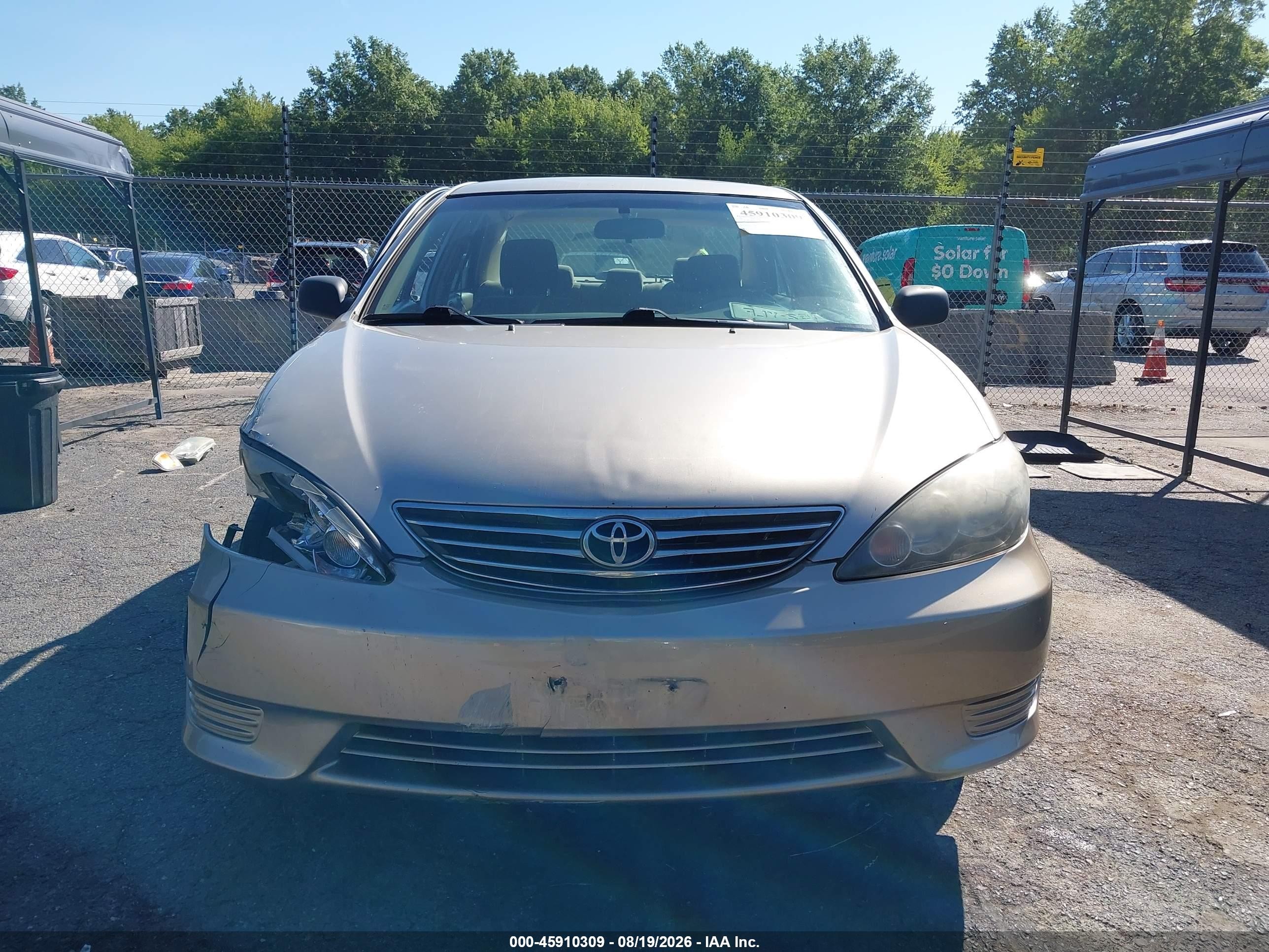 2005 Toyota Camry Std Cream vin: 4T1BE32K65U013289