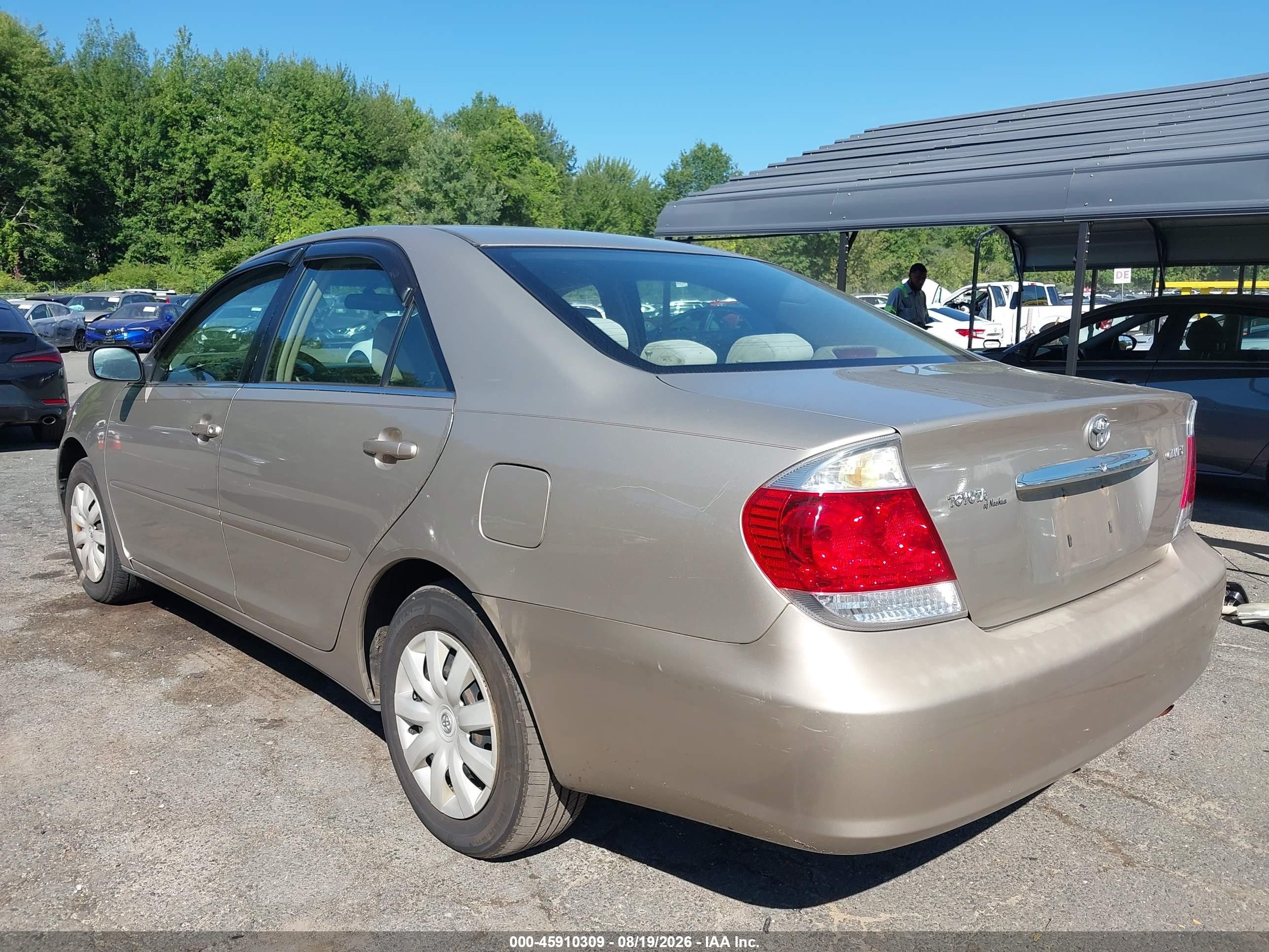 2005 Toyota Camry Std Cream vin: 4T1BE32K65U013289