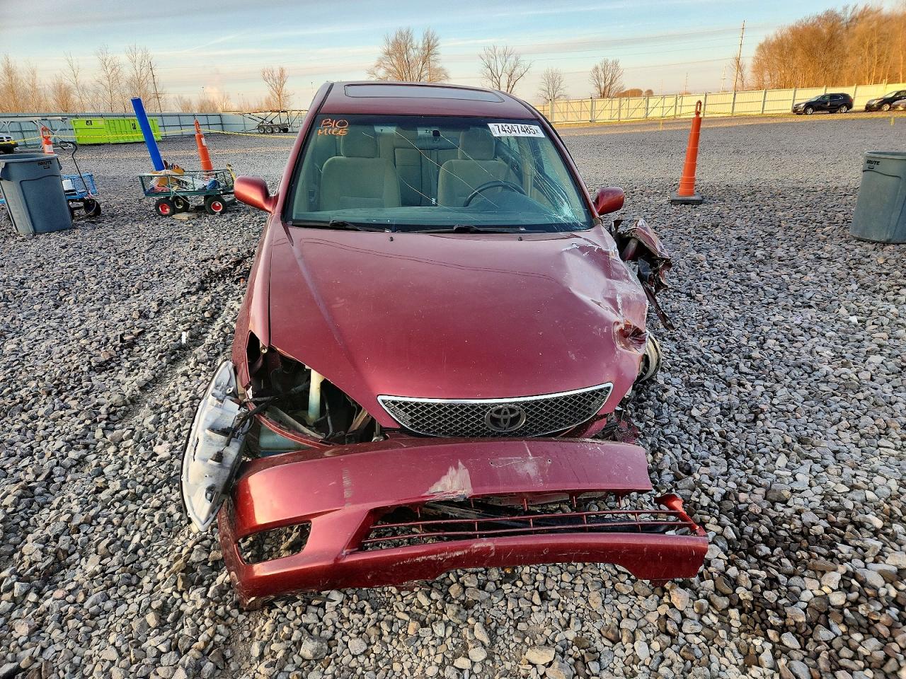 2005 Toyota Camry Maroon vin: 4T1BE32K65U074450