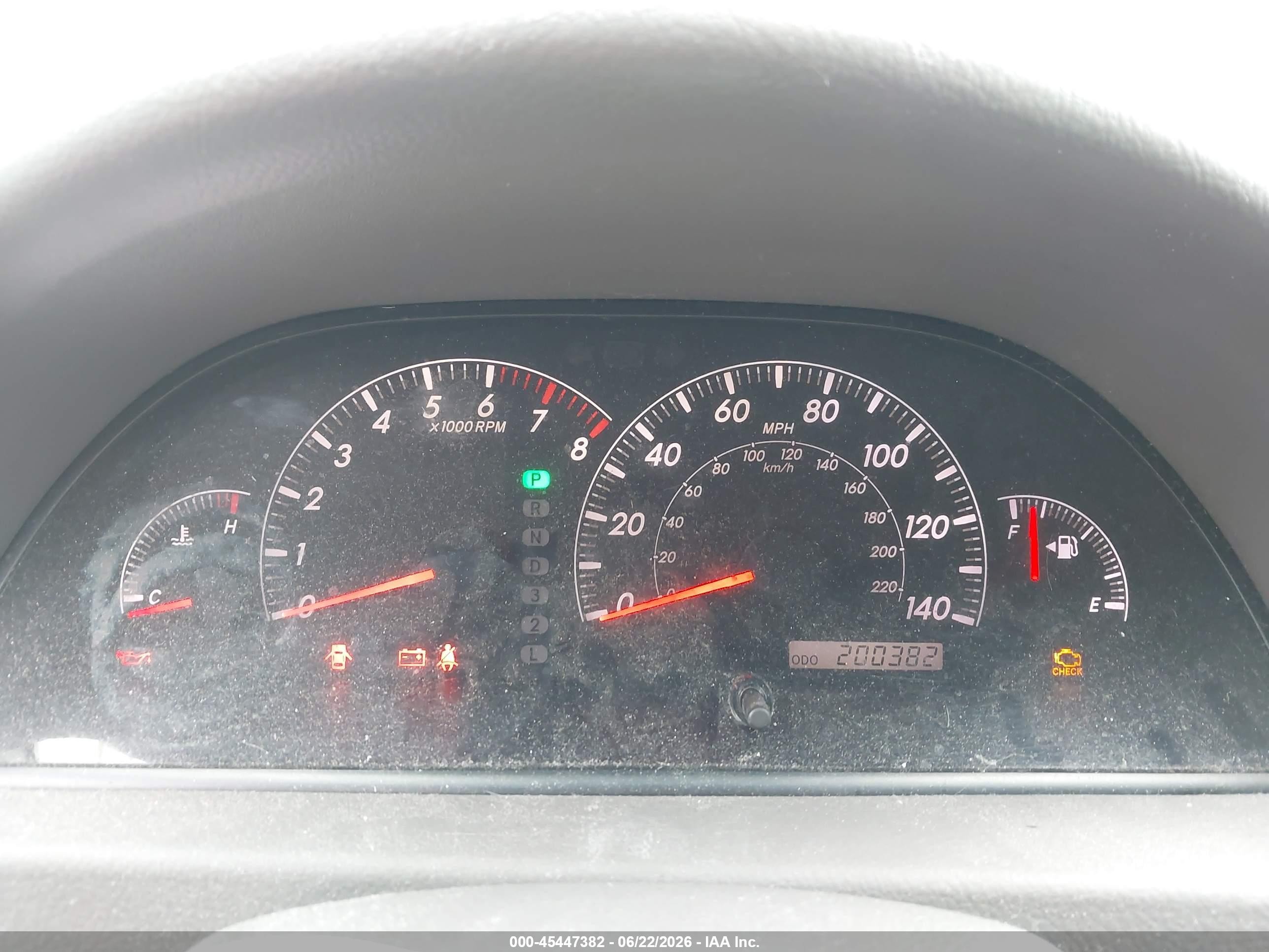 2005 Toyota Camry Le Tan vin: 4T1BE32K65U087022