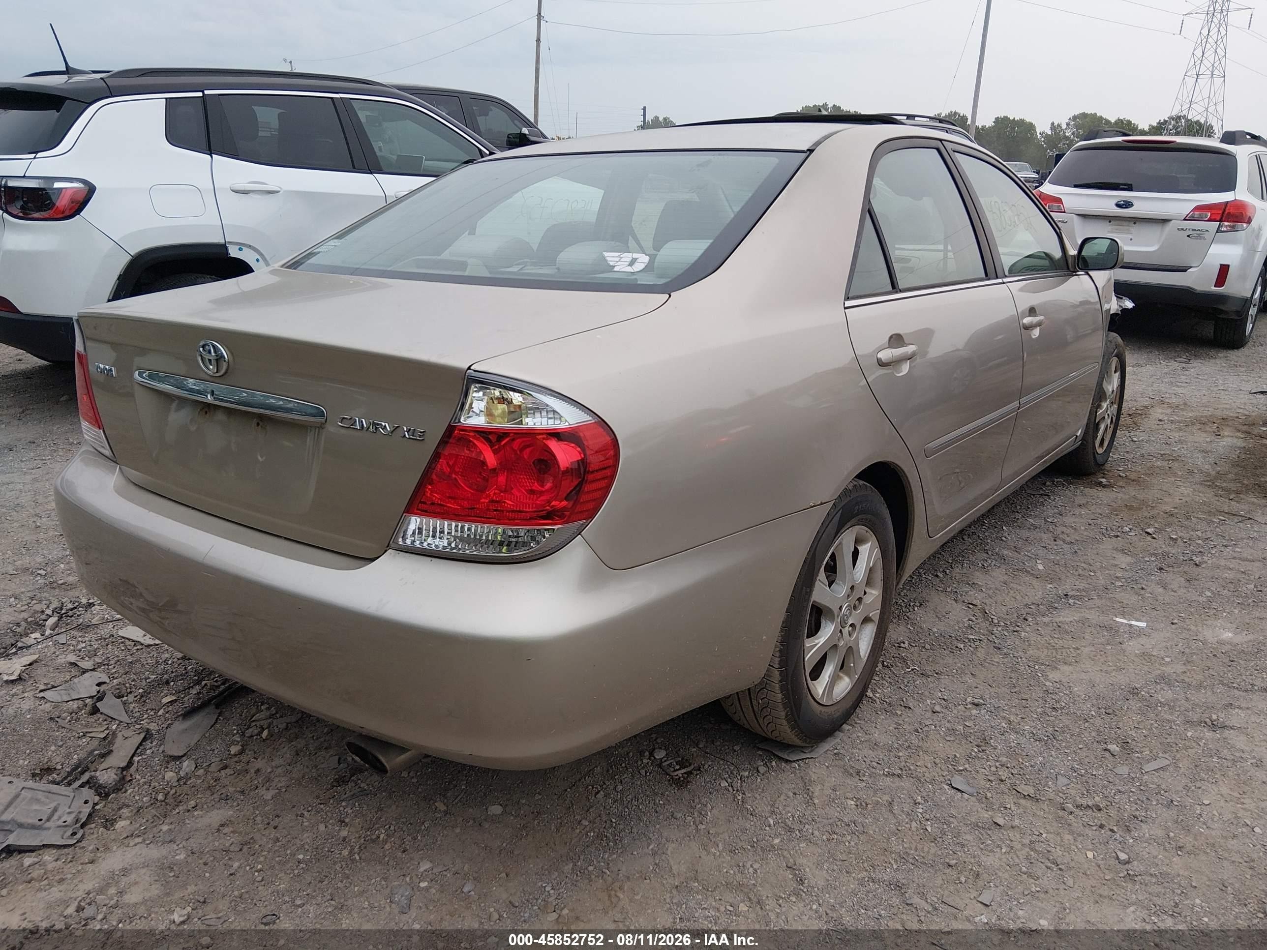 2005 Toyota Camry Xle Pewter vin: 4T1BE32K65U396618