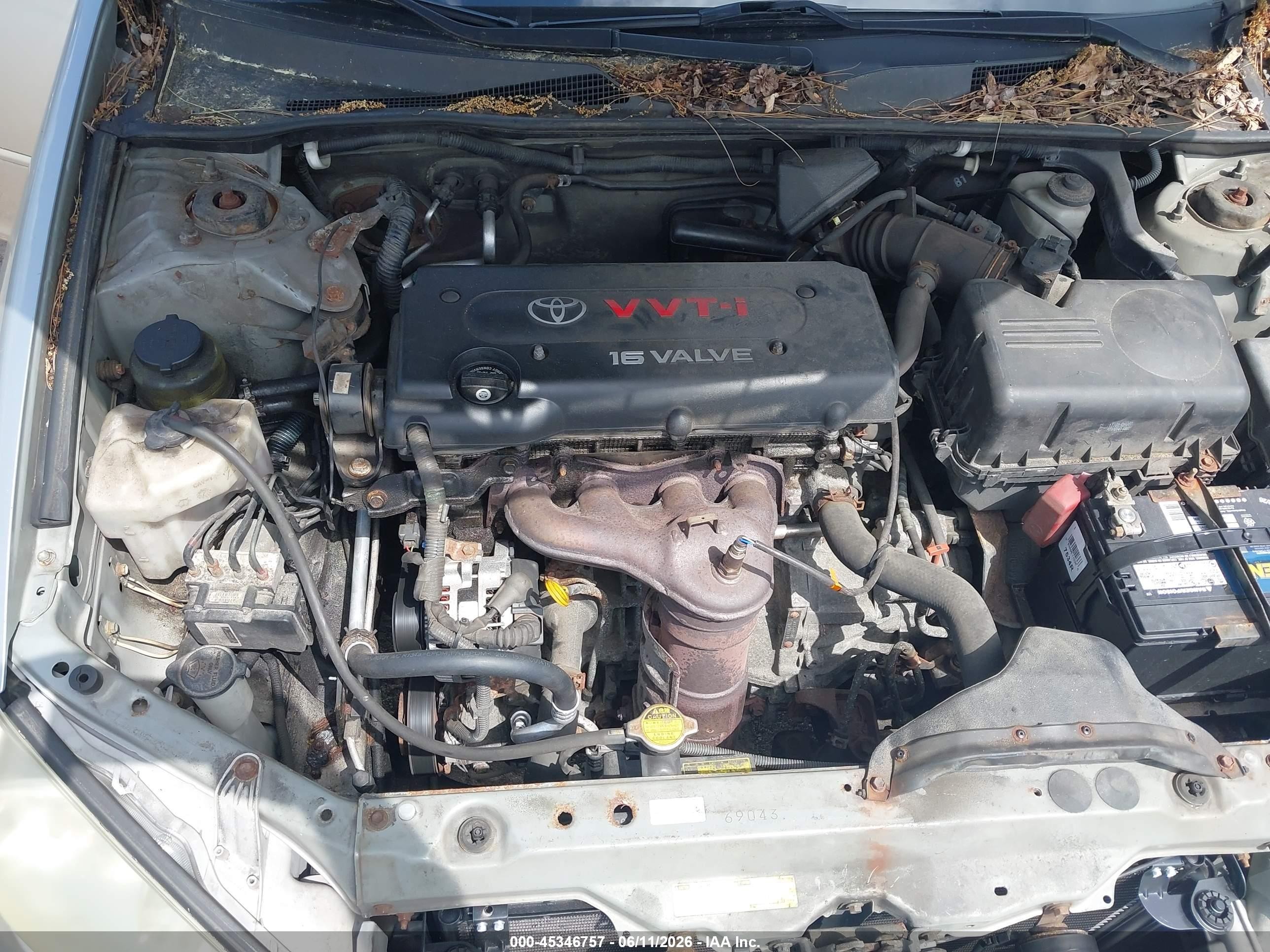 2005 Toyota Camry Le Silver vin: 4T1BE32K65U524937