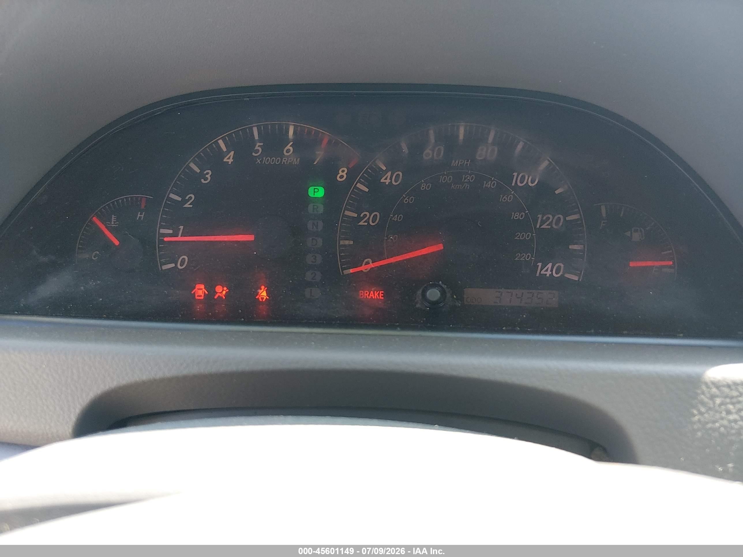 2005 Toyota Camry Le Blue vin: 4T1BE32K65U535386