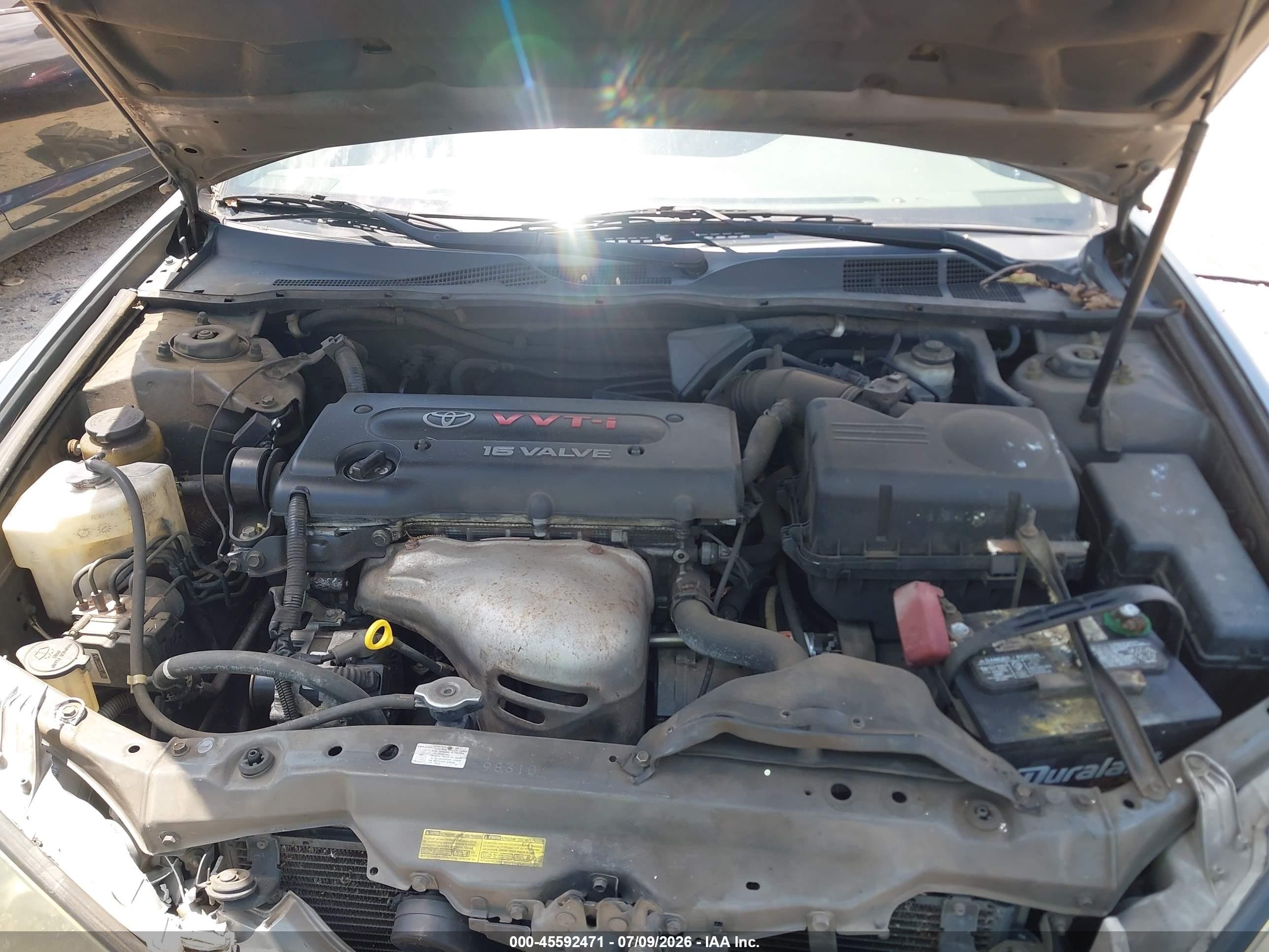 2005 Toyota Camry Le Gray vin: 4T1BE32K65U546064
