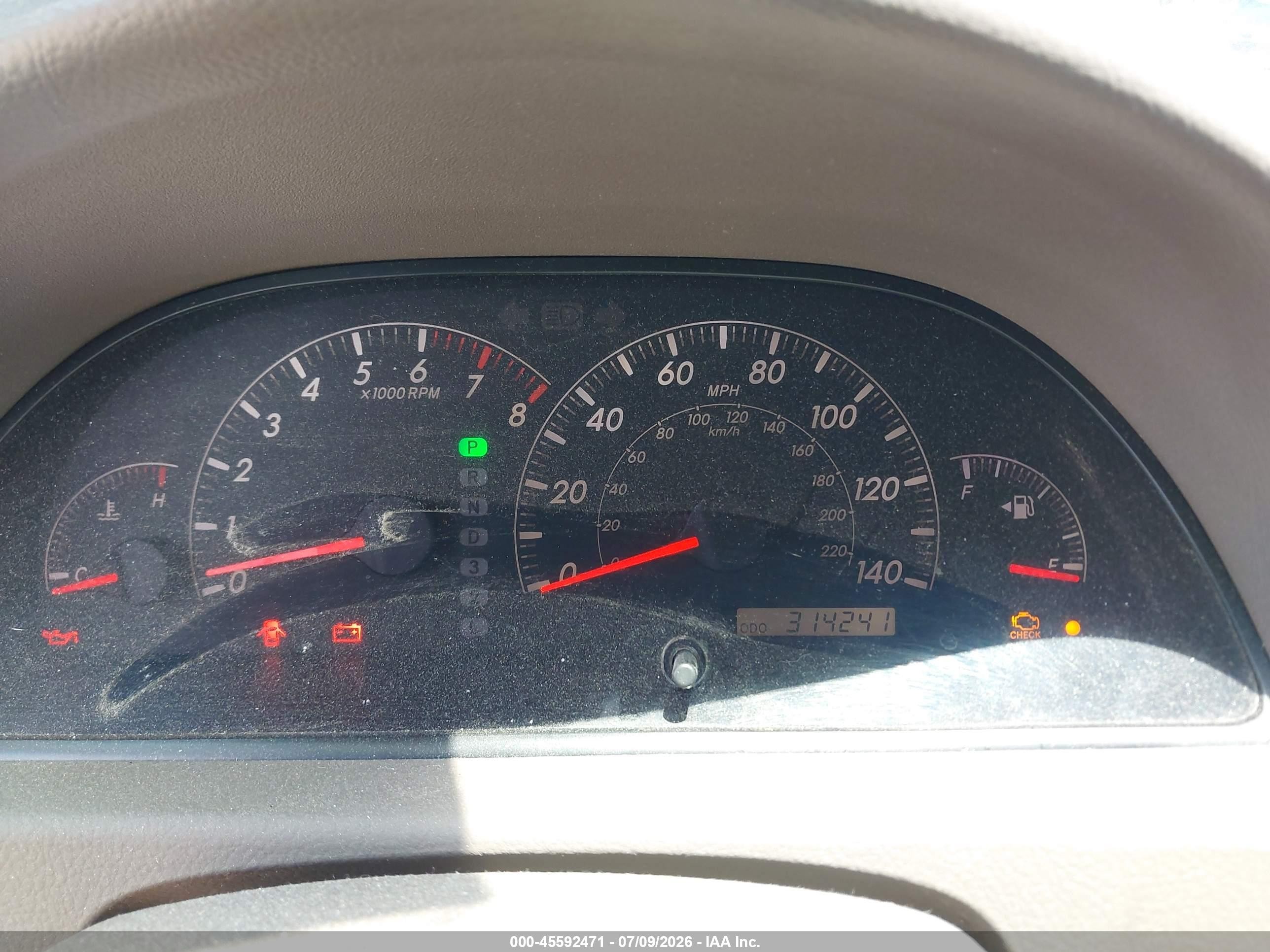 2005 Toyota Camry Le Gray vin: 4T1BE32K65U546064