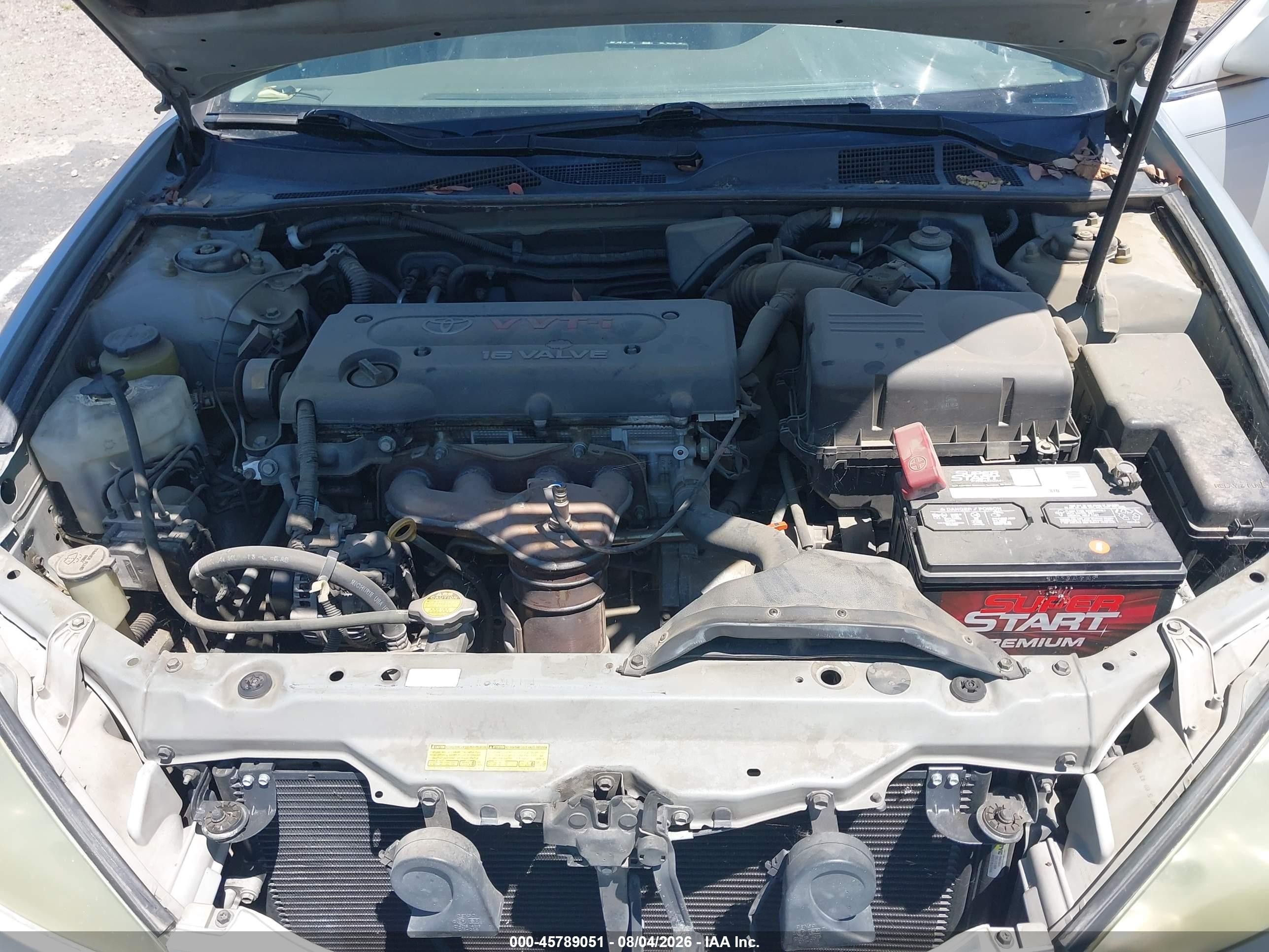 2005 Toyota Camry Le Silver vin: 4T1BE32K65U556402