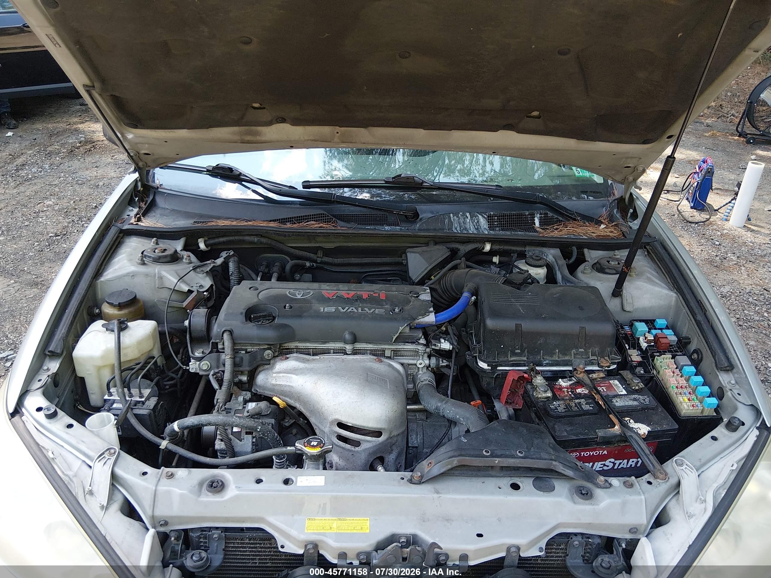 2005 Toyota Camry Std Silver vin: 4T1BE32K65U596480