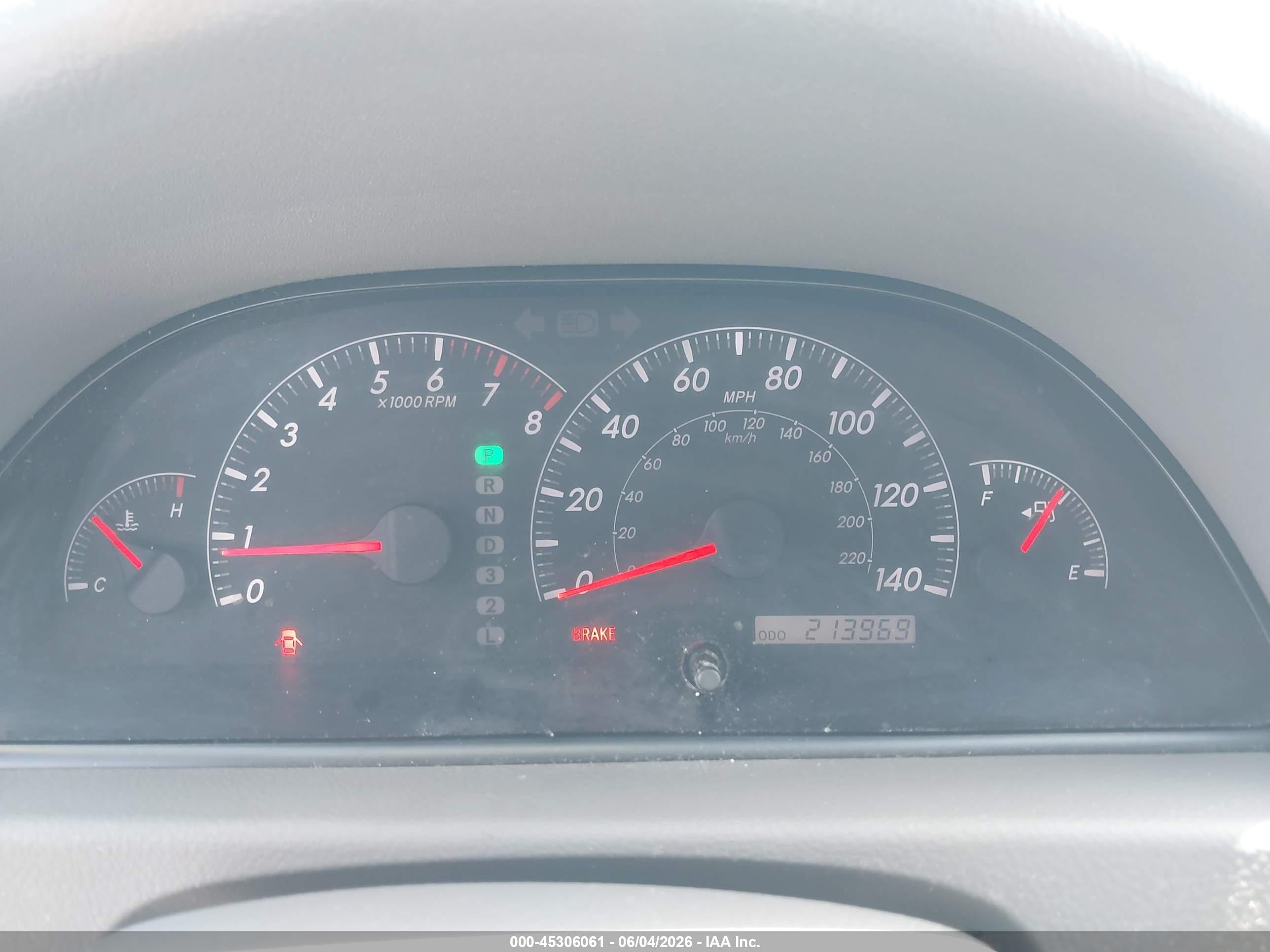 2005 Toyota Camry Le Gray vin: 4T1BE32K65U616727