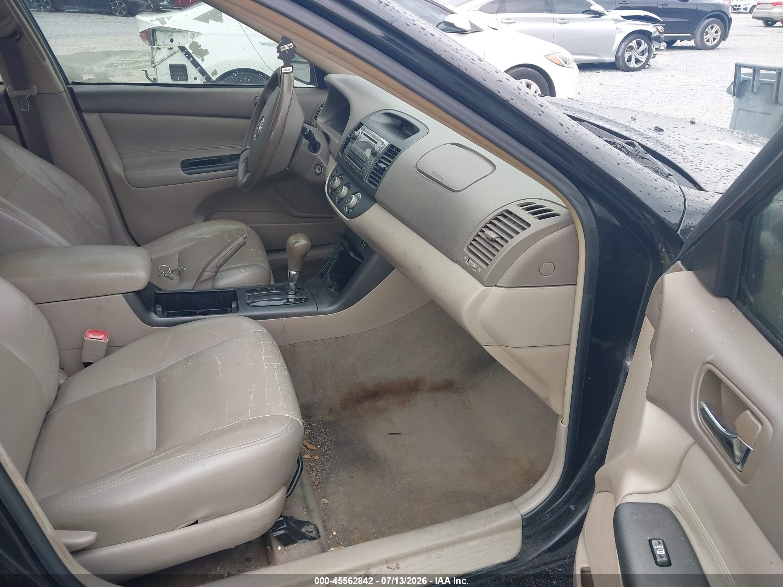 2005 Toyota Camry Le Черный vin: 4T1BE32K65U631356