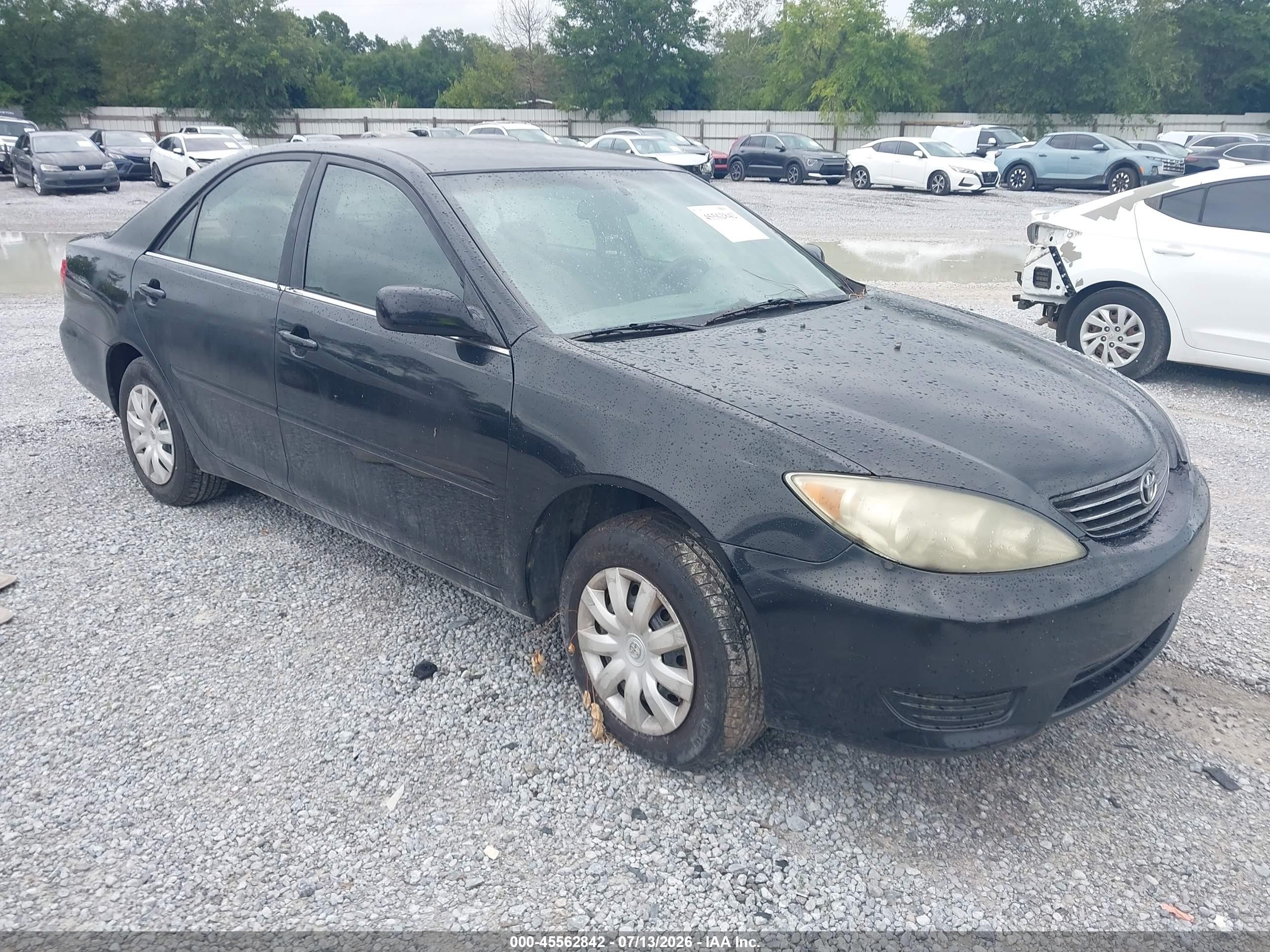 2005 Toyota Camry Le Black vin: 4T1BE32K65U631356