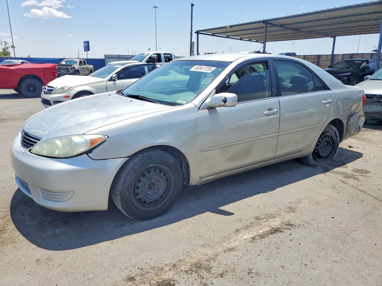 2005 Toyota Camry Le Silver vin: 4T1BE32K65U949980