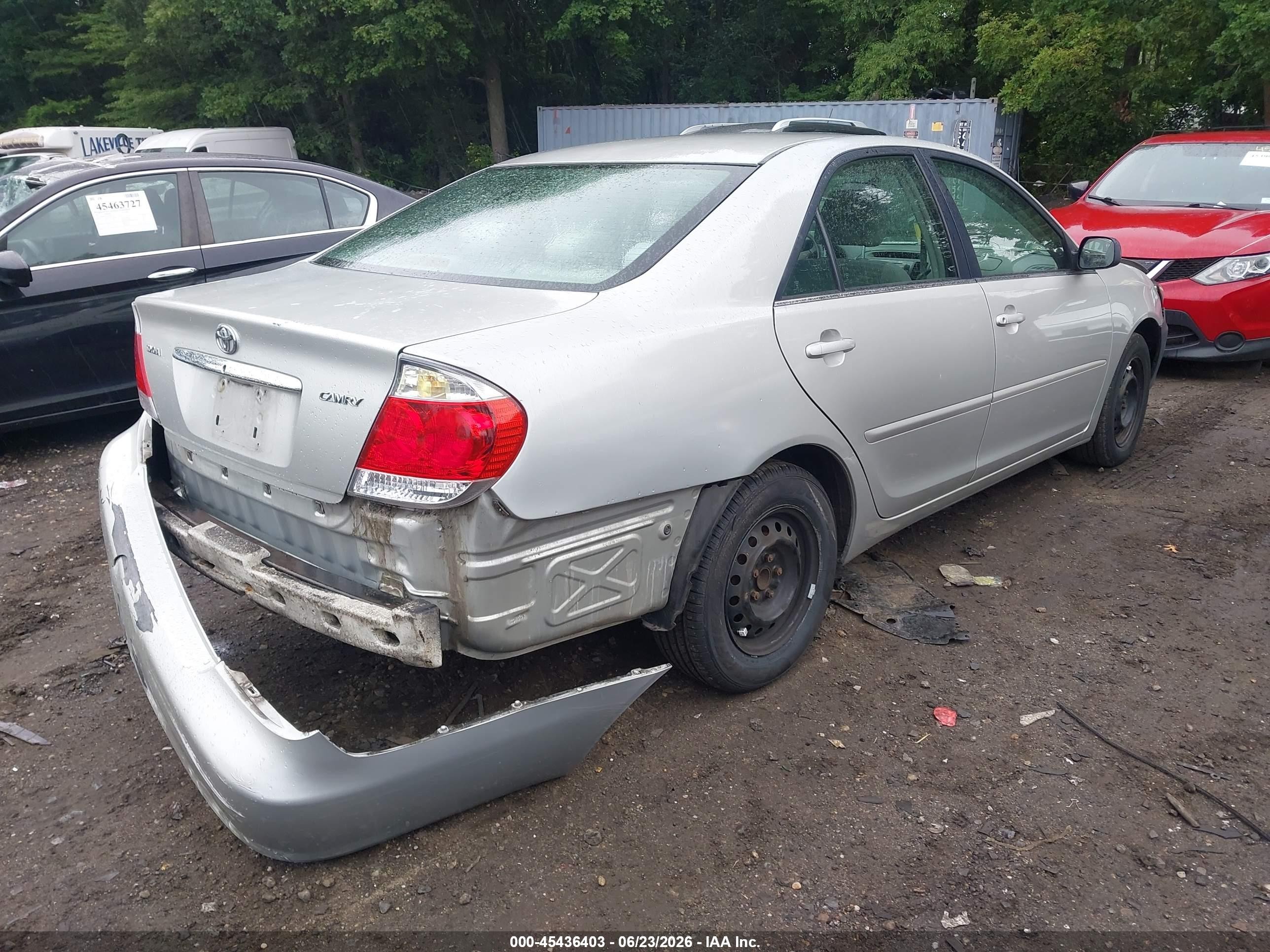 2005 Toyota Camry Std Gray vin: 4T1BE32K65U962938