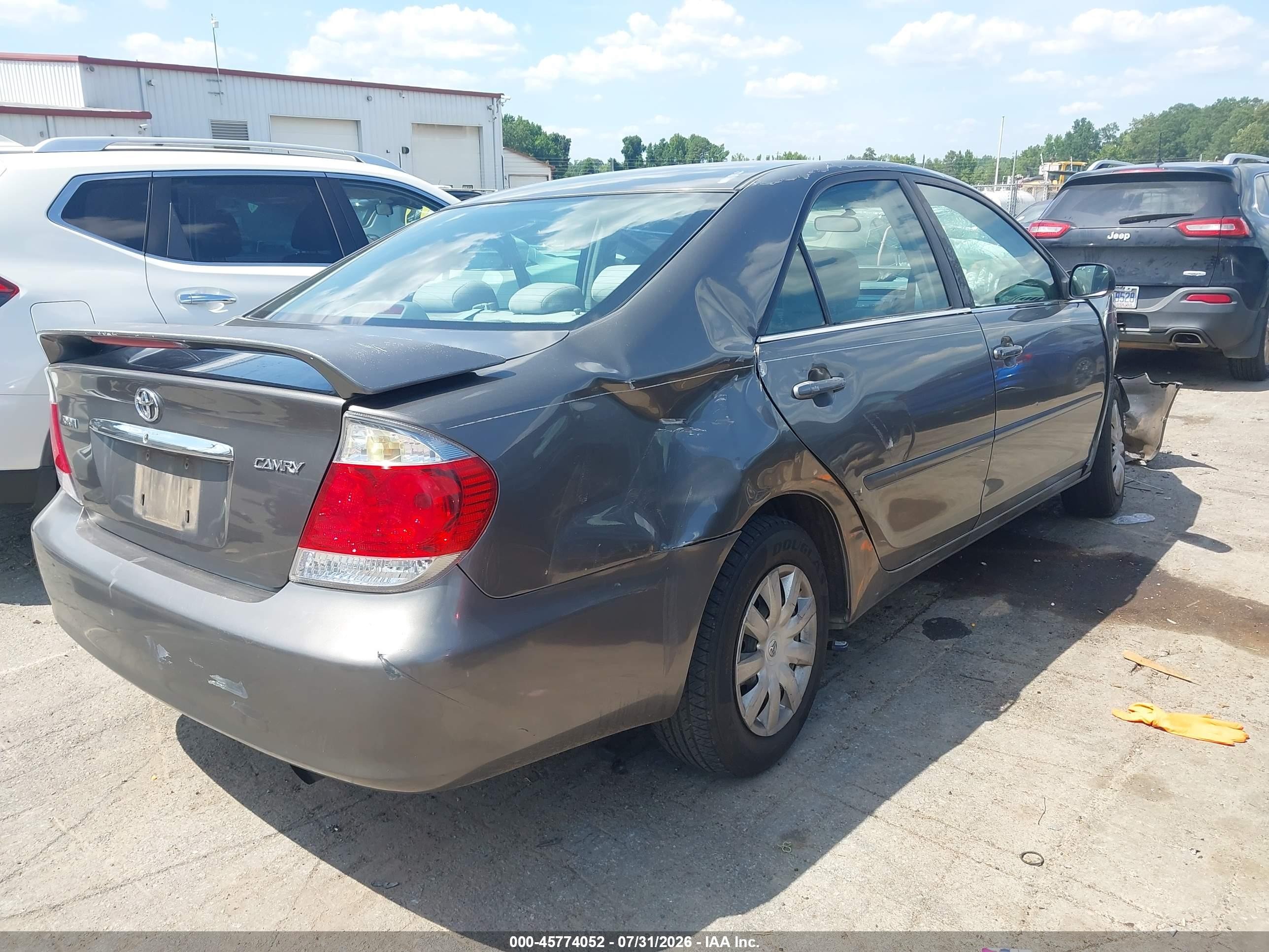 2005 Toyota Camry Std Gray vin: 4T1BE32K65U978007