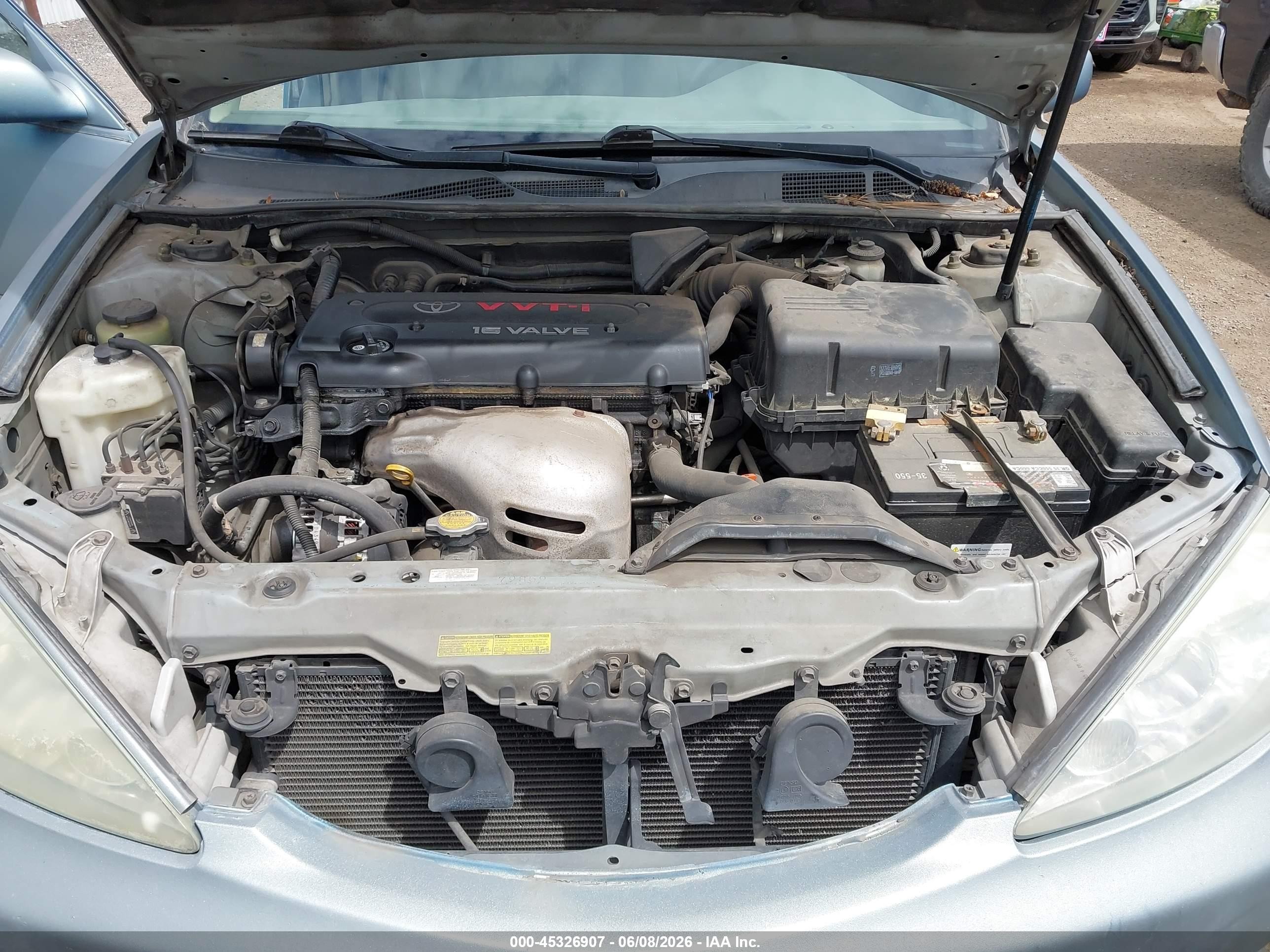 2005 Toyota Camry Le Blue vin: 4T1BE32K65U993347
