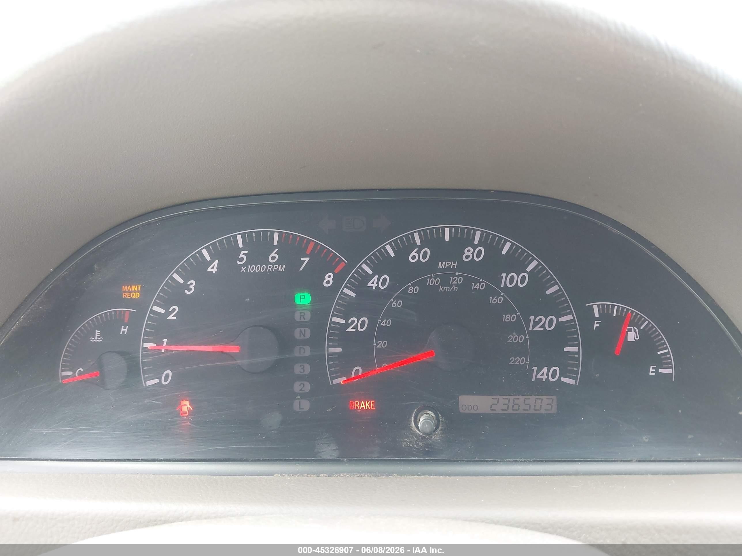 2005 Toyota Camry Le Blue vin: 4T1BE32K65U993347