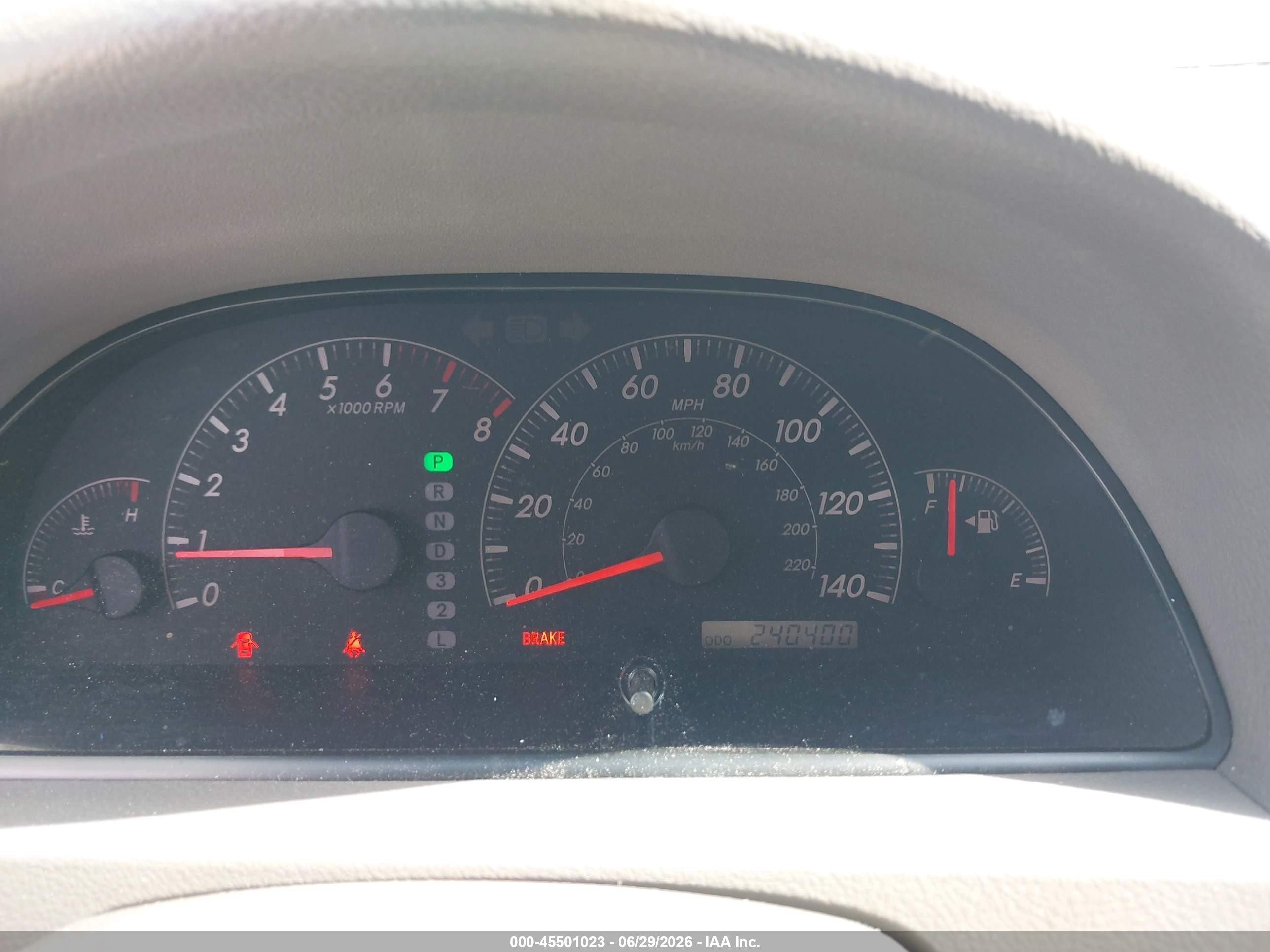 2006 Toyota Camry Le Silver vin: 4T1BE32K66U119372