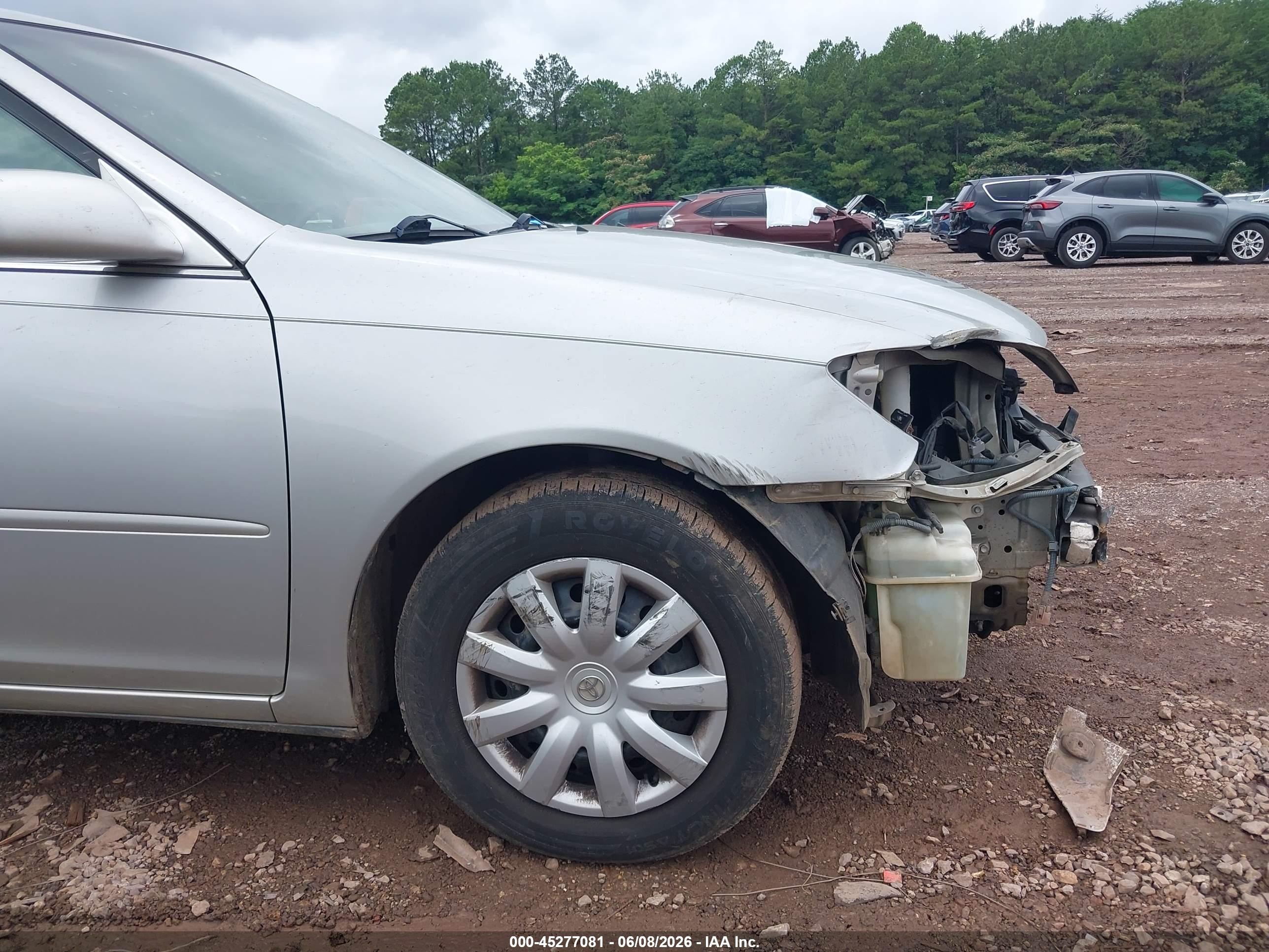 2006 Toyota Camry Le Silver vin: 4T1BE32K66U125933