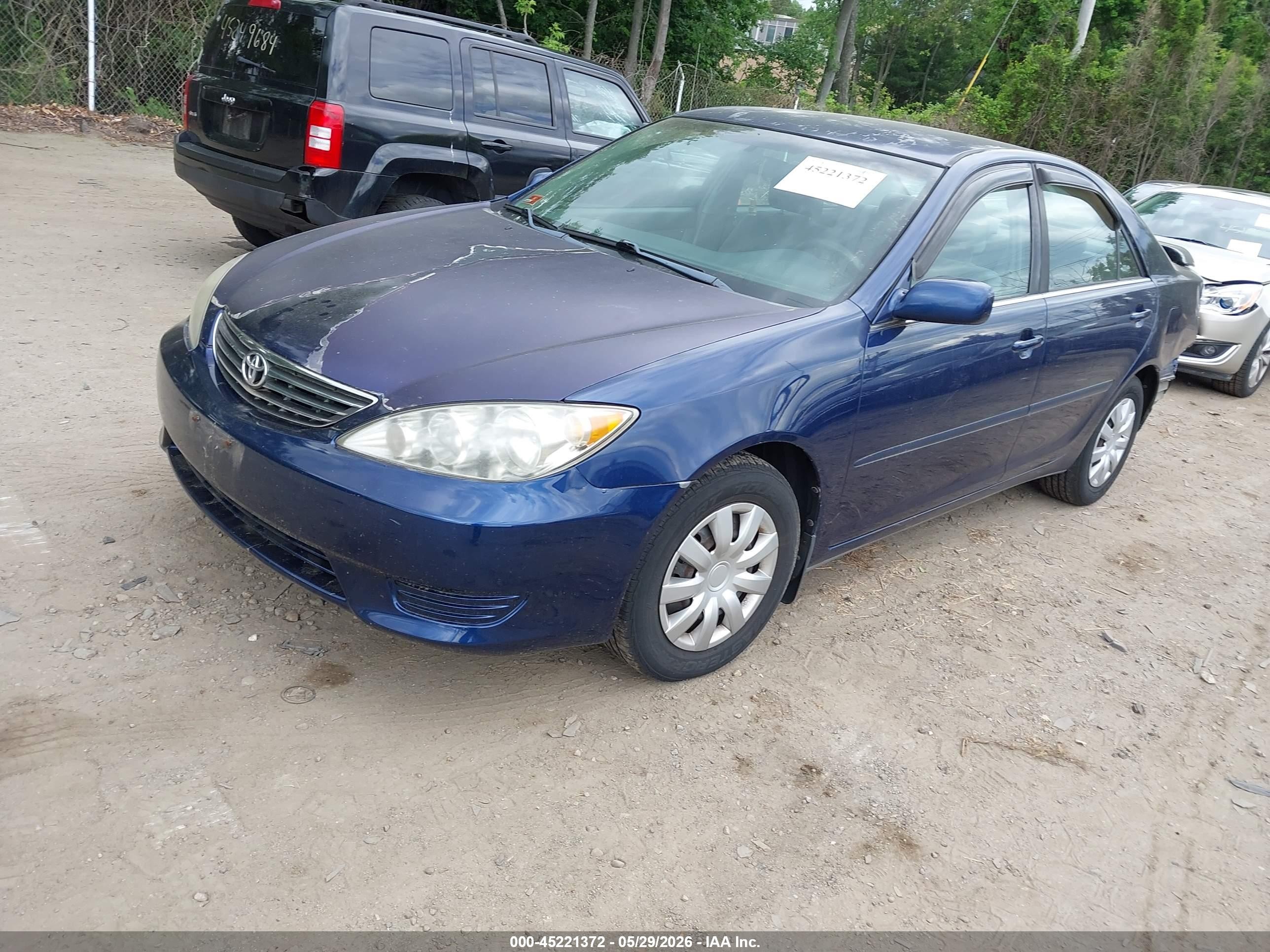 2006 Toyota Camry Le Blue vin: 4T1BE32K66U162948