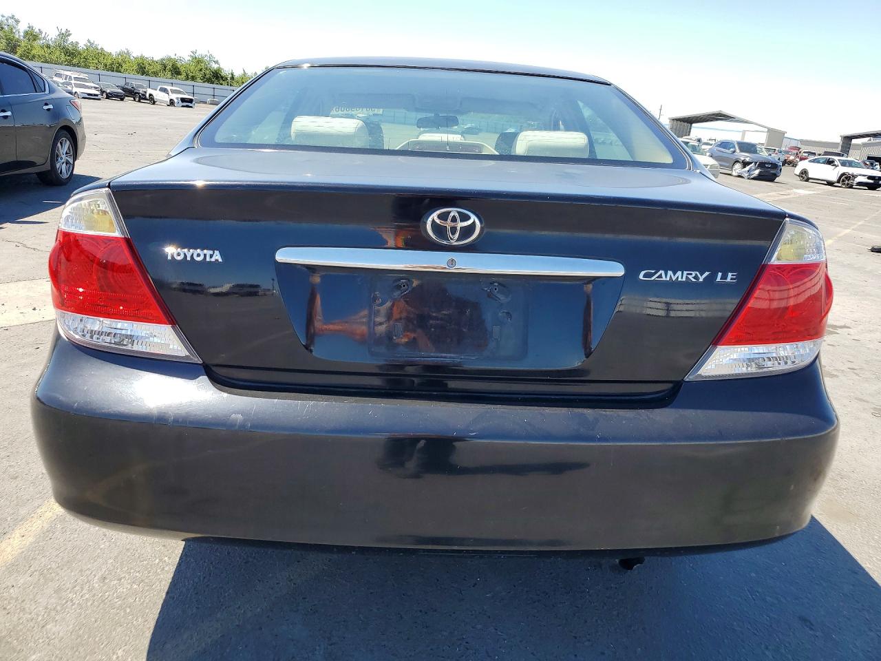 2006 Toyota Camry Le Black vin: 4T1BE32K66U643928