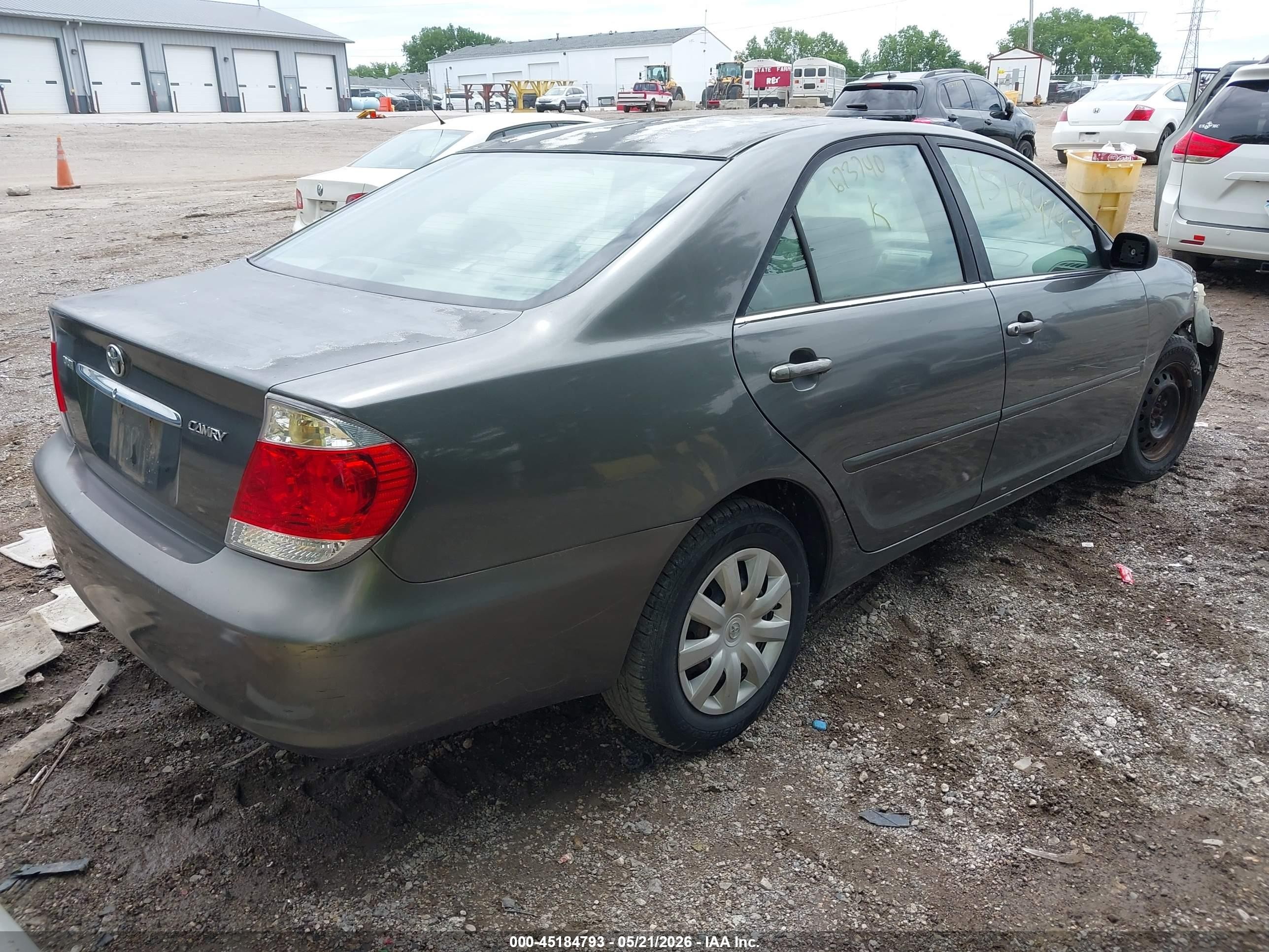 2006 Toyota Camry Std Gray vin: 4T1BE32K66U673740