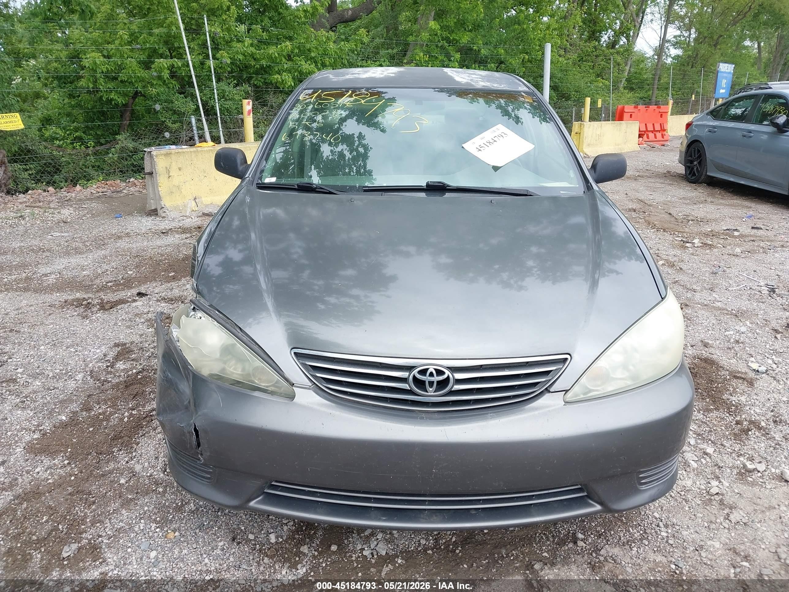 2006 Toyota Camry Std Gray vin: 4T1BE32K66U673740