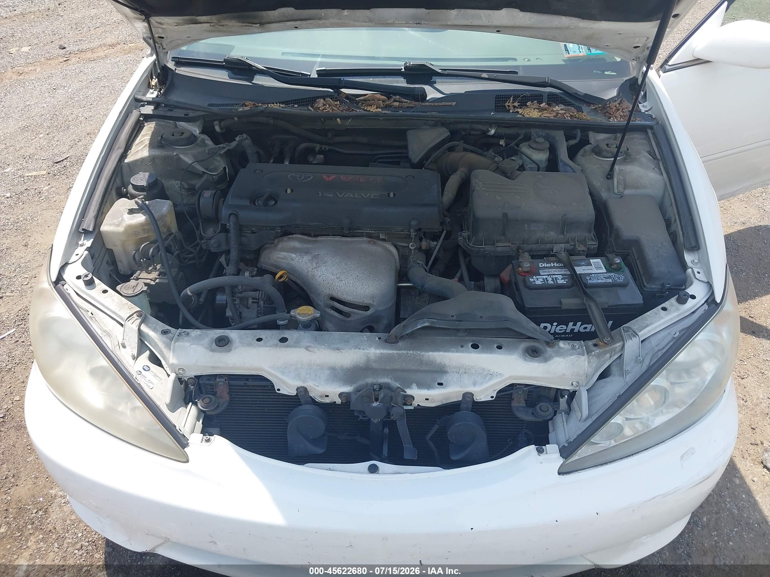 2006 Toyota Camry Le Белый vin: 4T1BE32K66U736562