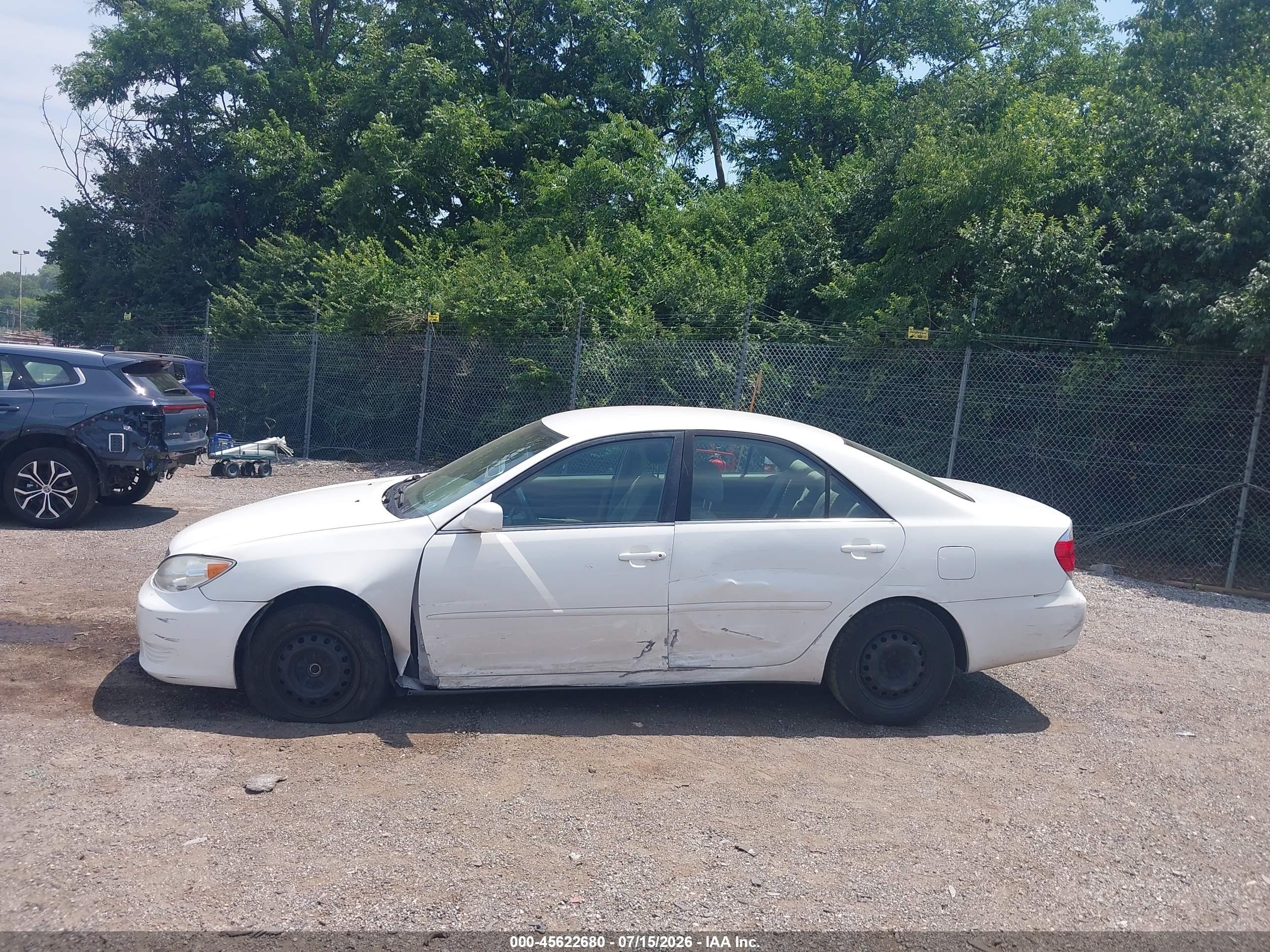 2006 Toyota Camry Le Белый vin: 4T1BE32K66U736562