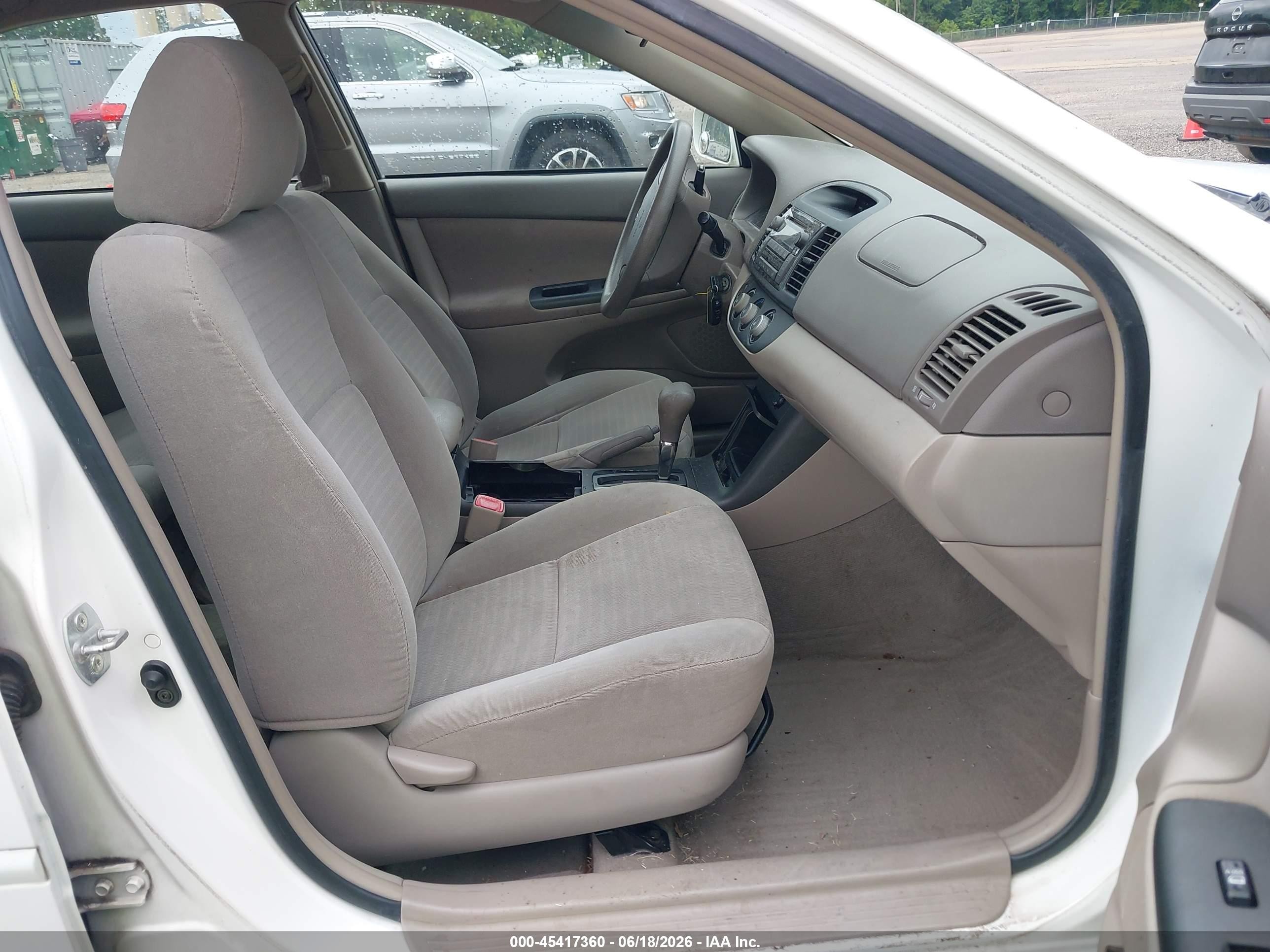 2006 Toyota Camry Le White vin: 4T1BE32K66U736738