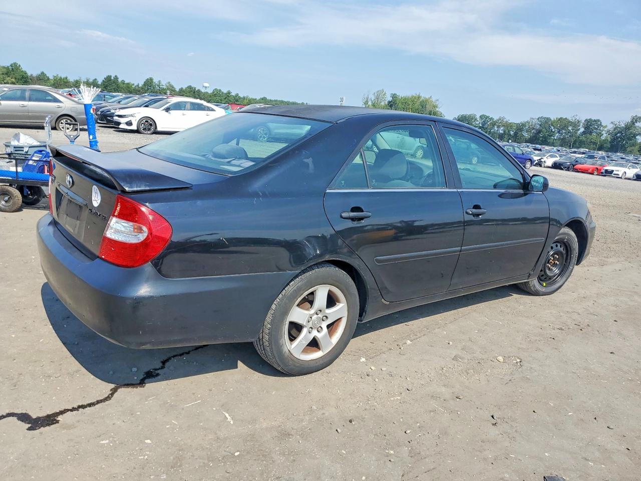 2002 Toyota Camry Se Black vin: 4T1BE32K72U029772