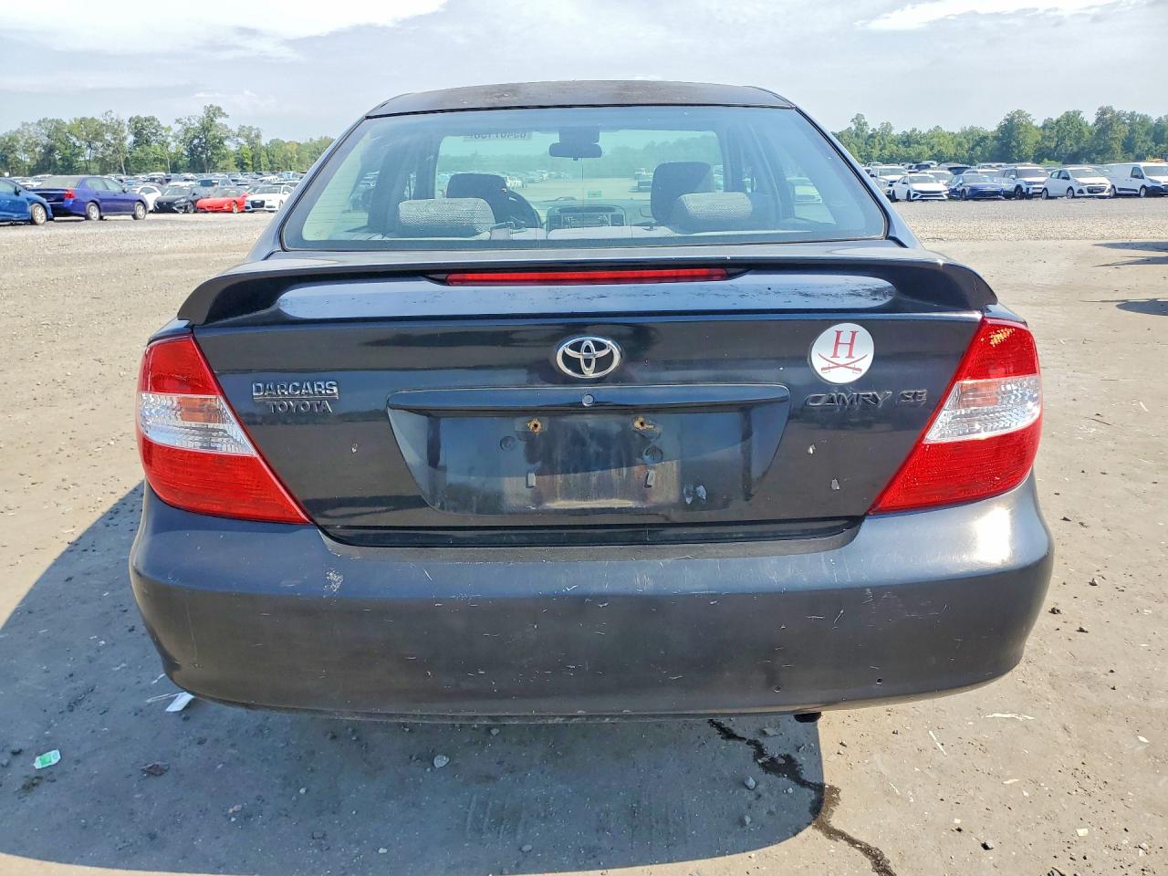 2002 Toyota Camry Se Black vin: 4T1BE32K72U029772