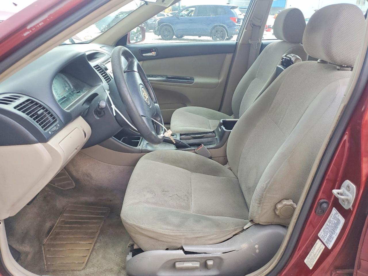 2002 Toyota Camry Se Red vin: 4T1BE32K72U029982